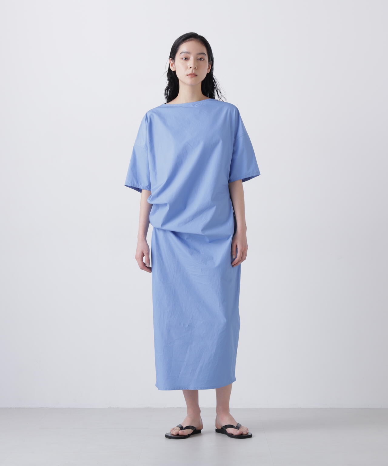 YLEVE / FINX COTTON WEATHER ASYMMETRY ONE PIECE | YLÈVE（イレーヴ
