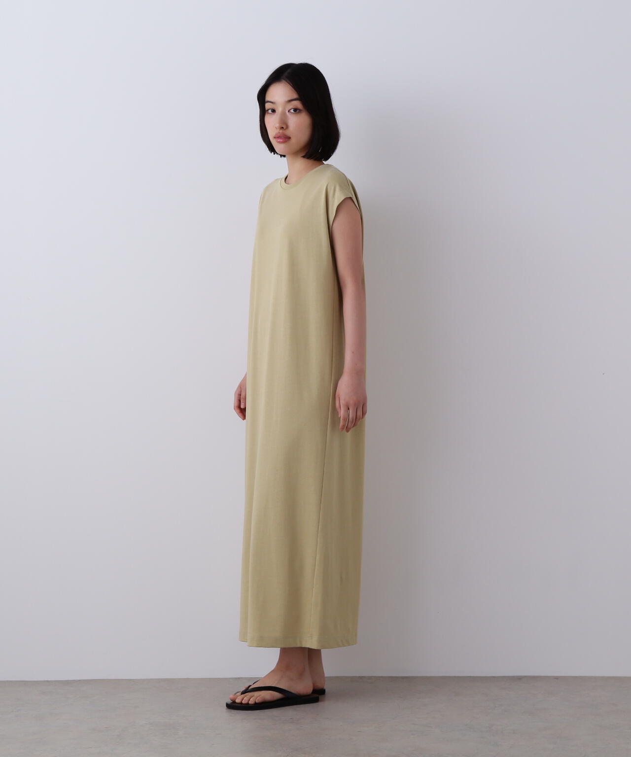 YLEVE ワンピース YLEVE / ORGANIC COTTON BIO SLEEVELESS ONE PIECE | YLÈVE（イレーヴ