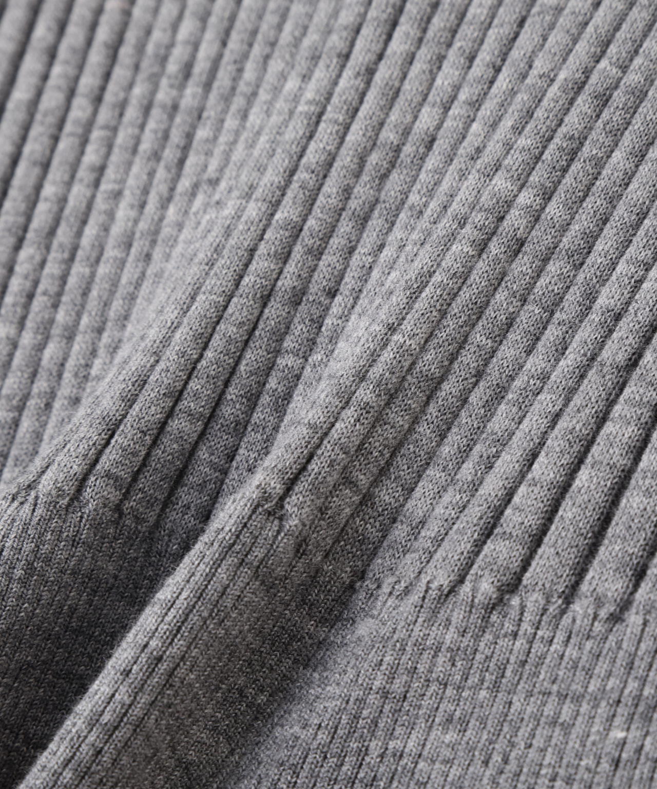 YLÈVE / WOOL SILK CASHMERE RIB KNIT POLO