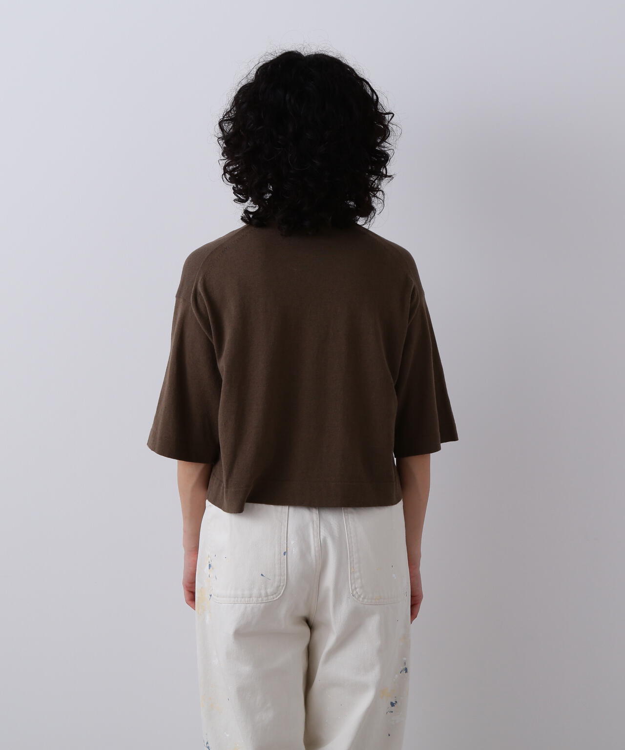 YLEVE / COTTON LINEN KNIT POLO