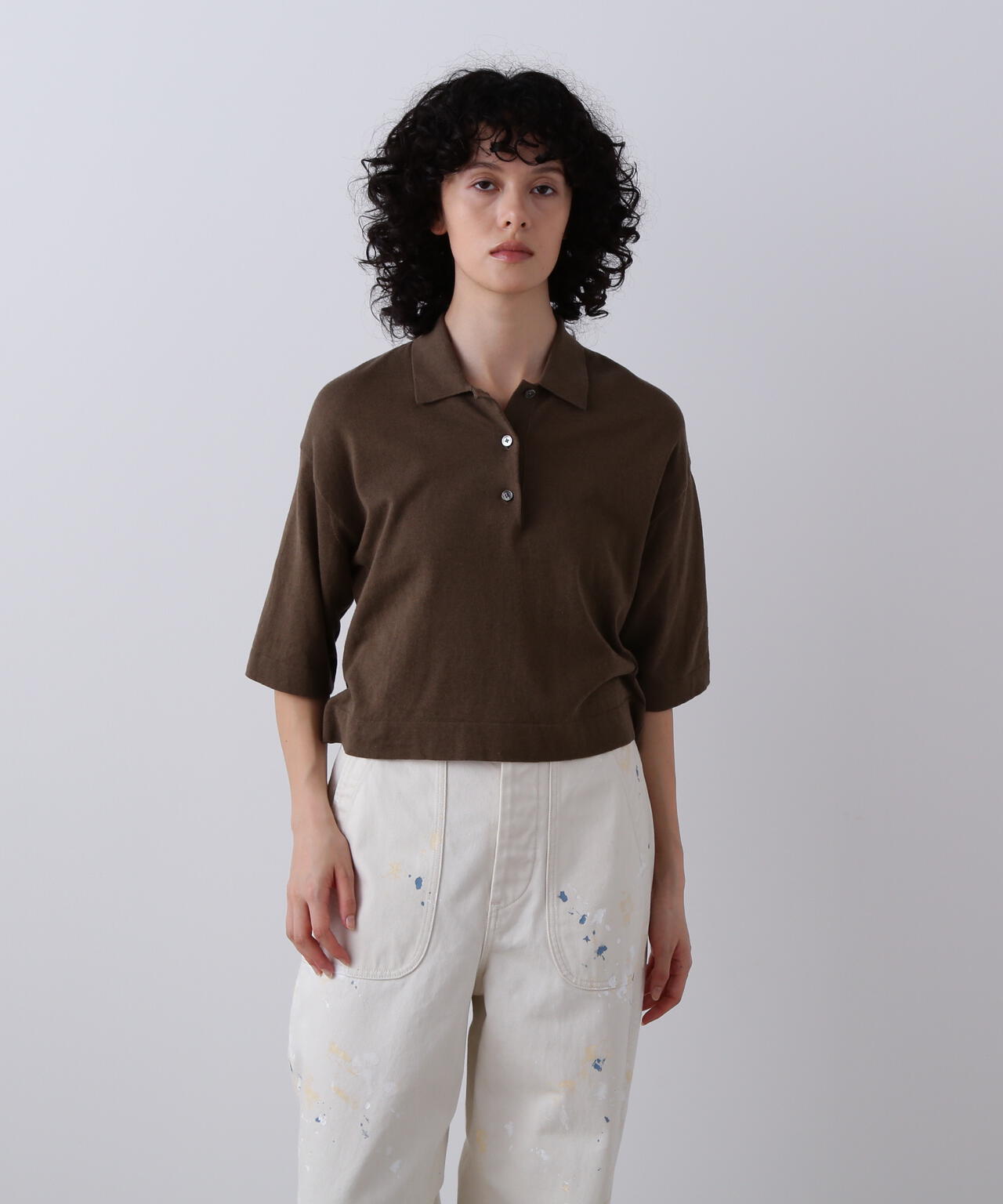 YLEVE / COTTON LINEN KNIT POLO | YLÈVE（イレーヴ） ｜【公式】通販