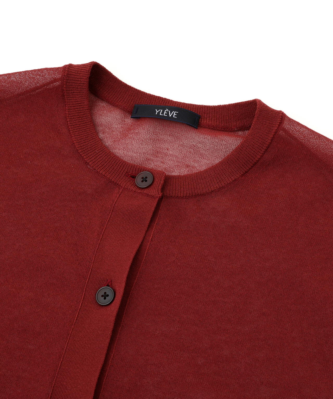 YLEVE / SHEER RIB KNIT CARDIGAN | YLÈVE（イレーヴ） ｜【公式】通販