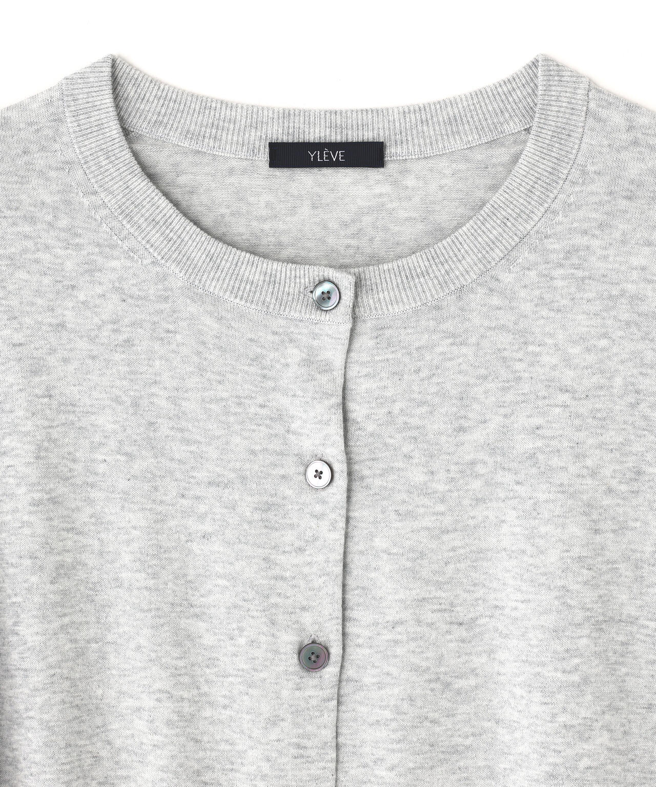 YLEVE / COTTON KNIT CARDIGAN