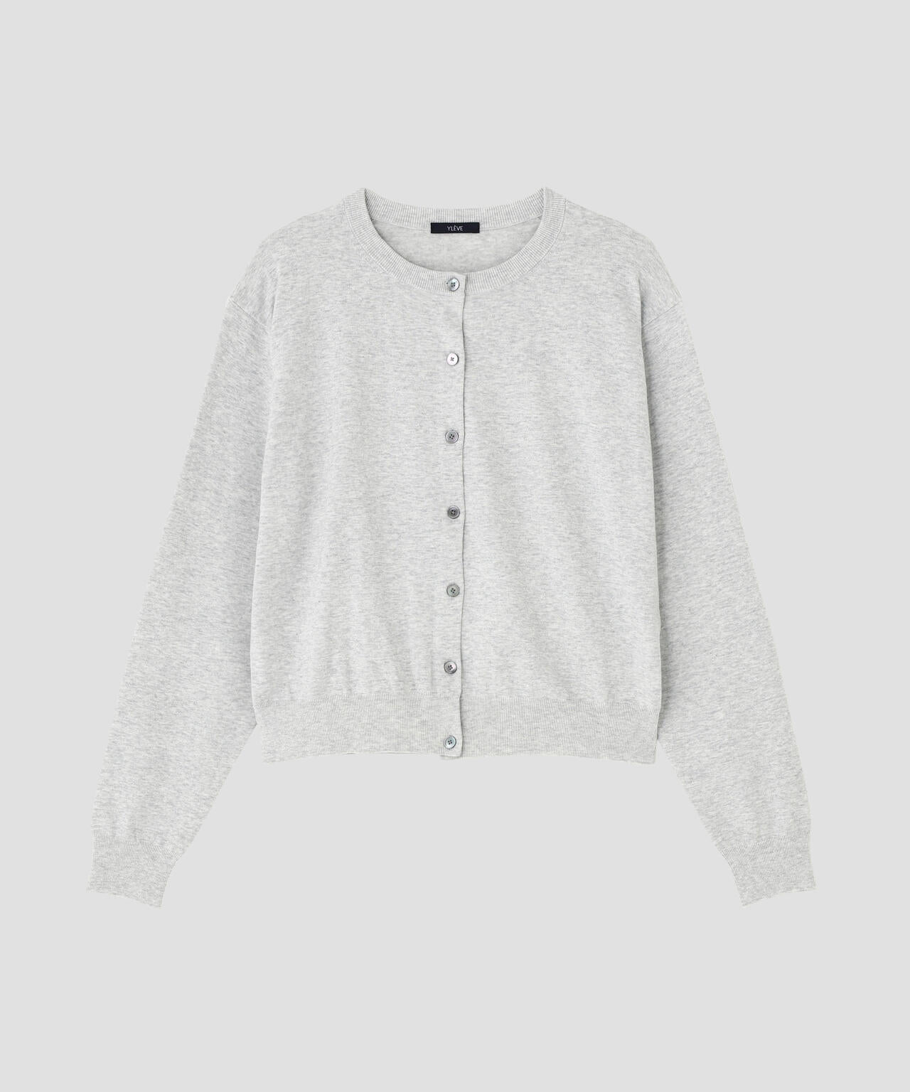 YLEVE / COTTON KNIT CARDIGAN