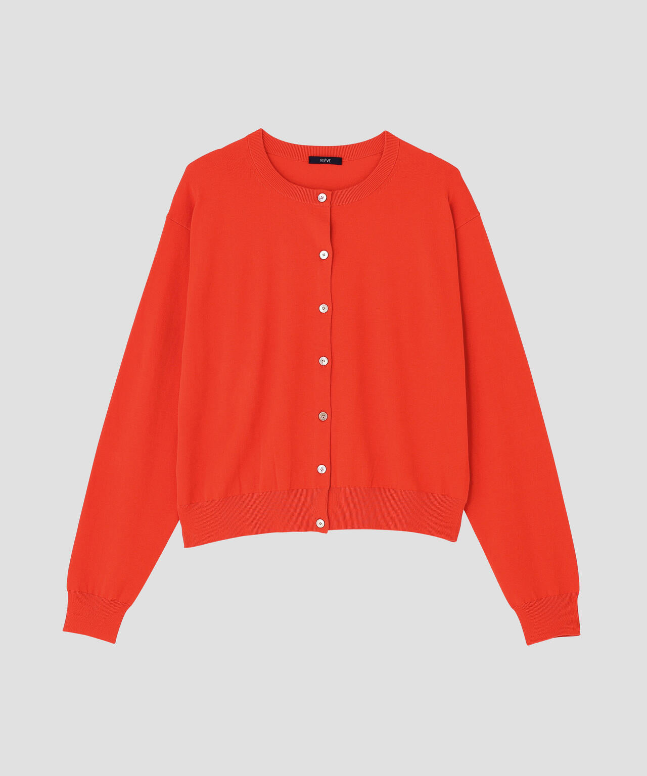 【YLEVE】COTTON CARDIGAN / ORANGE / 5 (XL) YLEVE / COTTON KNIT CARDIGAN | YLÈVE（イレーヴ） ｜【公式】通販mix