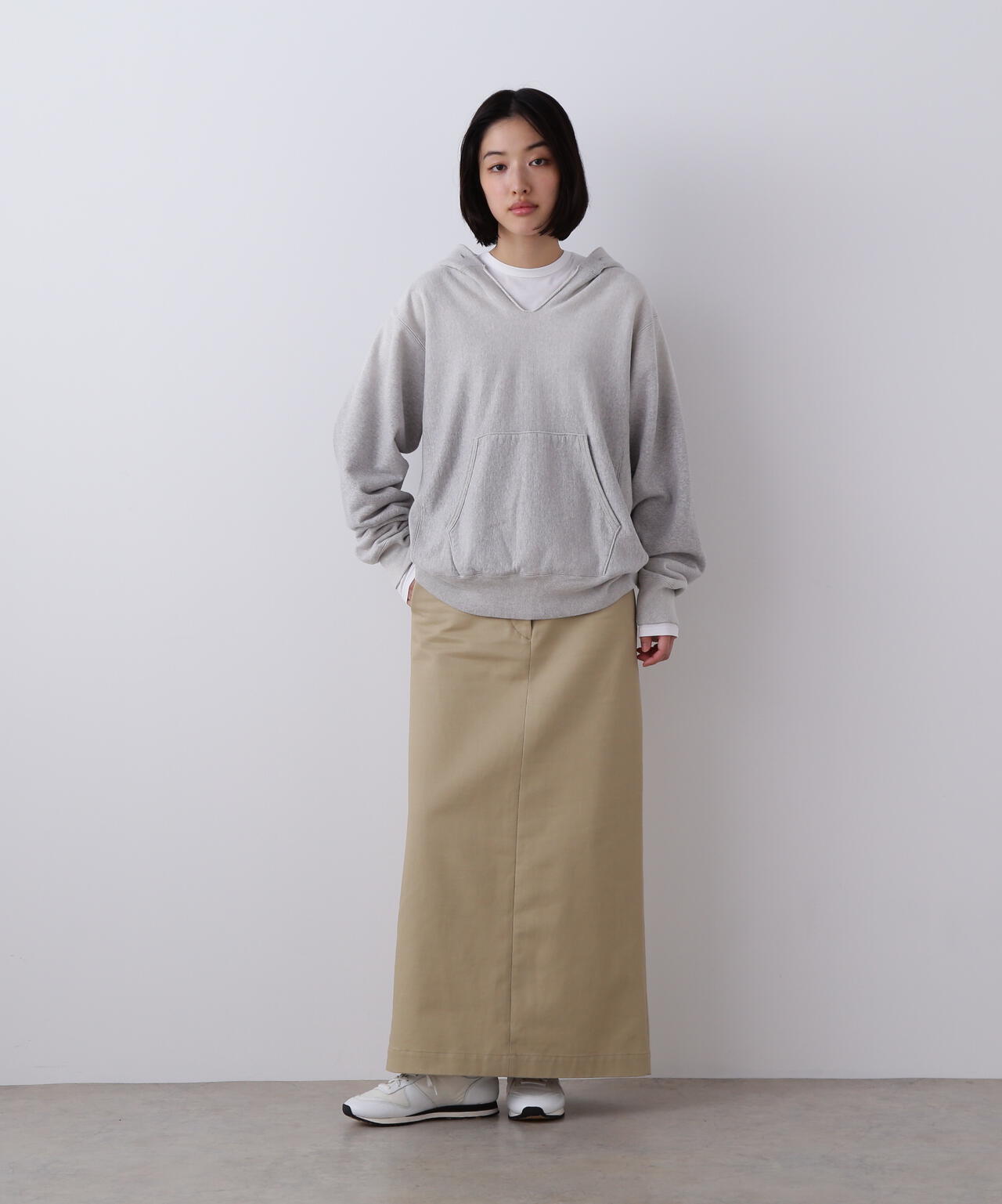 YLEVE / ORGANIC COTTON SUN FADED SWEAT HOODIE | YLÈVE（イレーヴ
