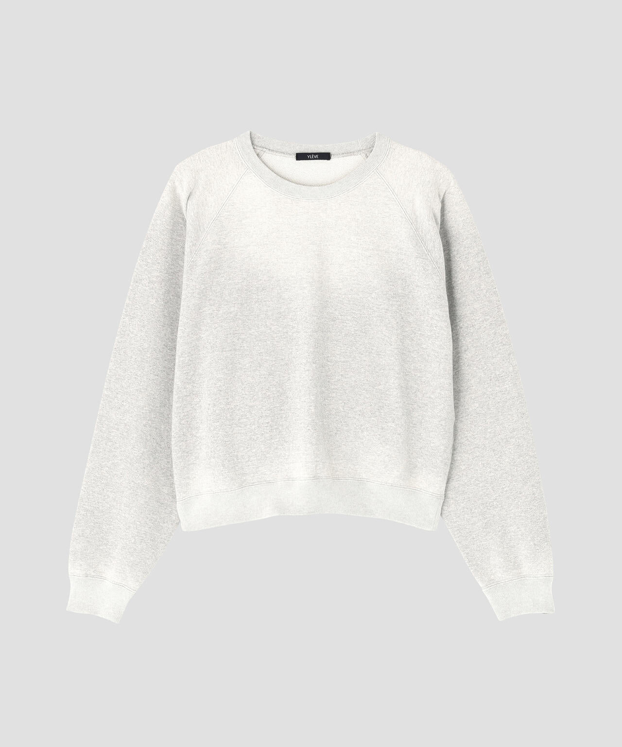 YLEVE アイボリー　コットンニット YLEVE / ORGANIC COTTON SUN FADED SWEAT PULLOVER | YLÈVE（イレーヴ