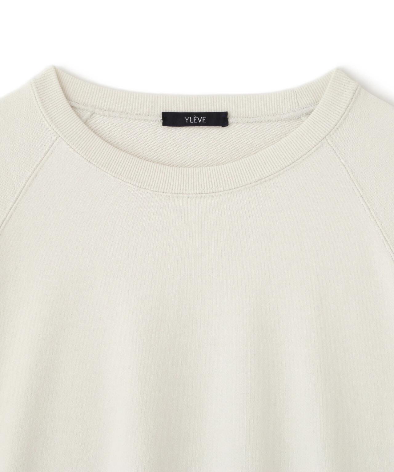 YLÈVE / ORGANIC COTTON SUN FADED SWEAT PULLOVER