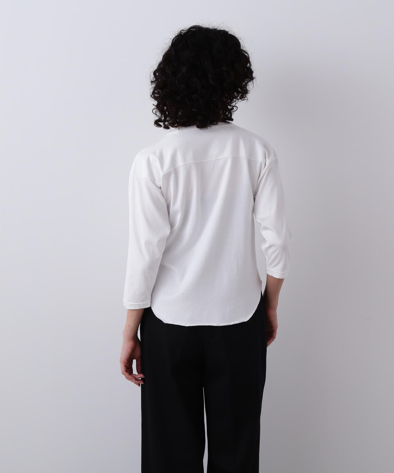 YLEVE / COTTON RAYON PIGMENT DYE FOOTBALL PULLOVER | YLÈVE