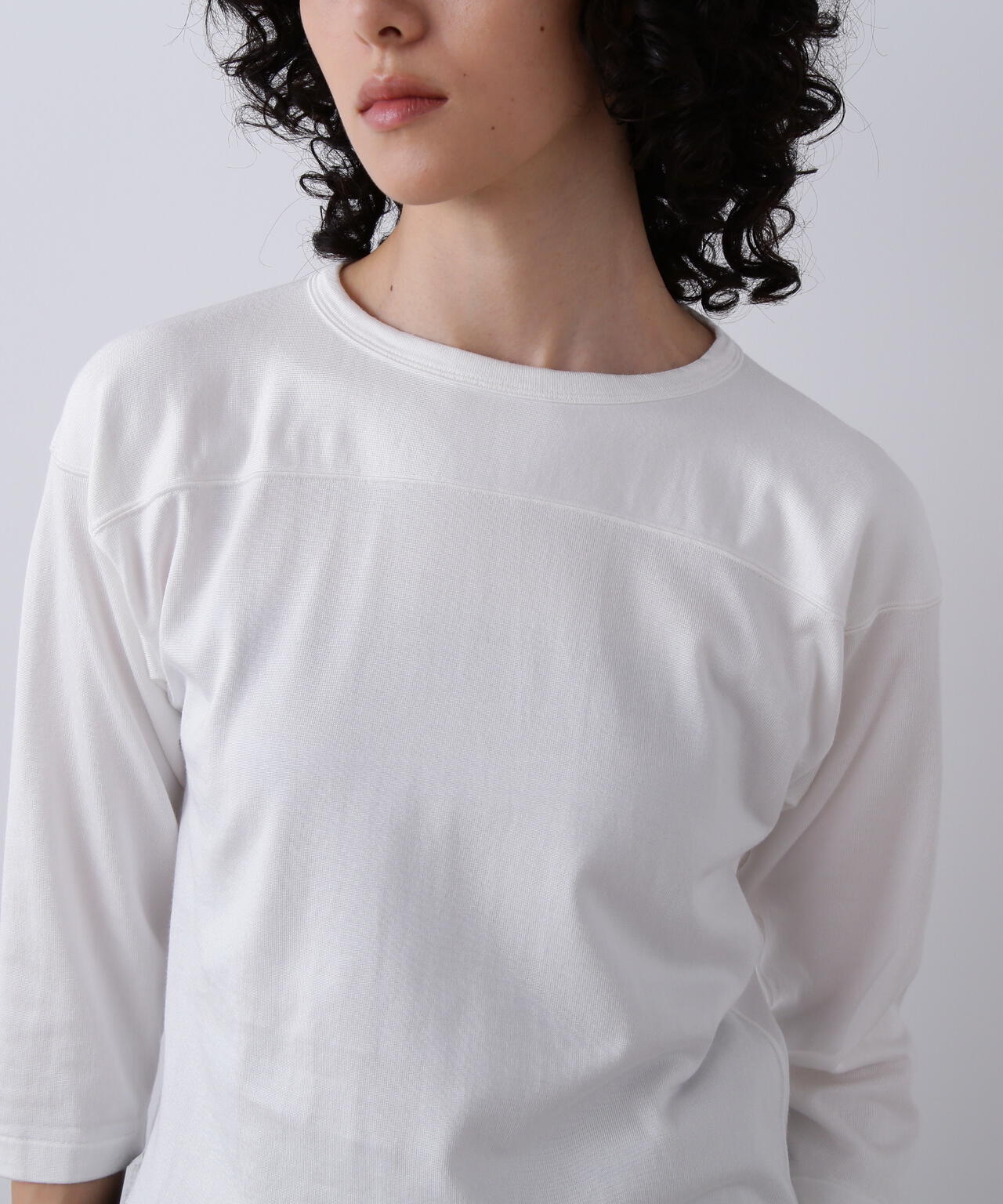 f*4様 YLEVE RAYON COTTON PIGMENT DYE BLOU YLEVE / COTTON RAYON PIGMENT DYE FOOTBALL PULLOVER | YLÈVE