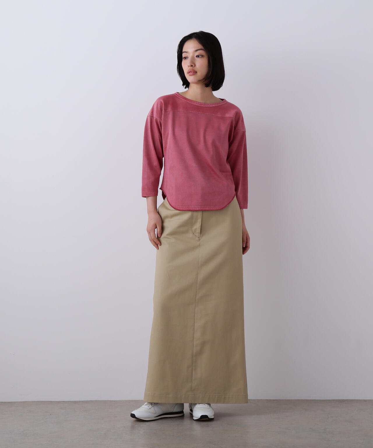 f*4様 YLEVE RAYON COTTON PIGMENT DYE BLOU YLEVE / COTTON RAYON PIGMENT DYE FOOTBALL PULLOVER | YLÈVE