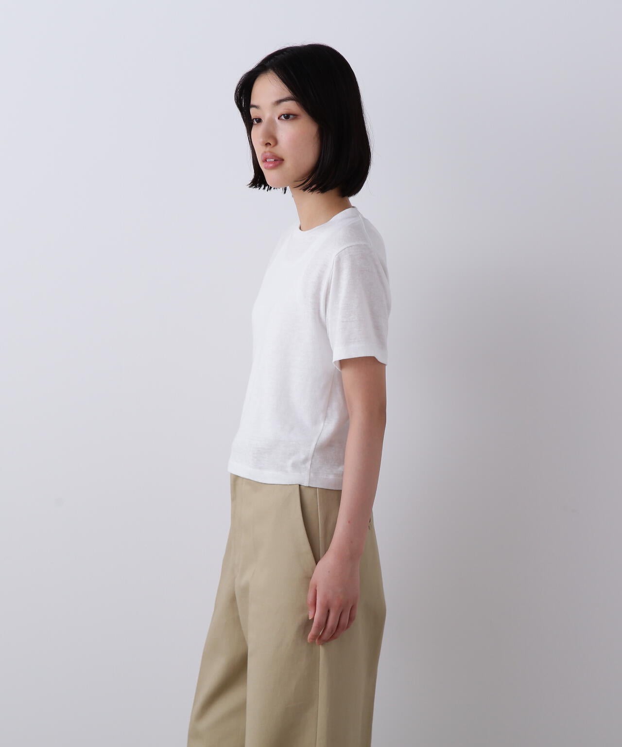 YLEVE / TETRON COTTON SLUB YARN JERSEY T-SHIRT