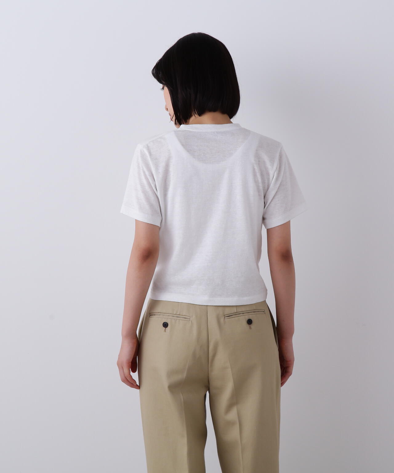 YLEVE / TETRON COTTON SLUB YARN JERSEY T-SHIRT