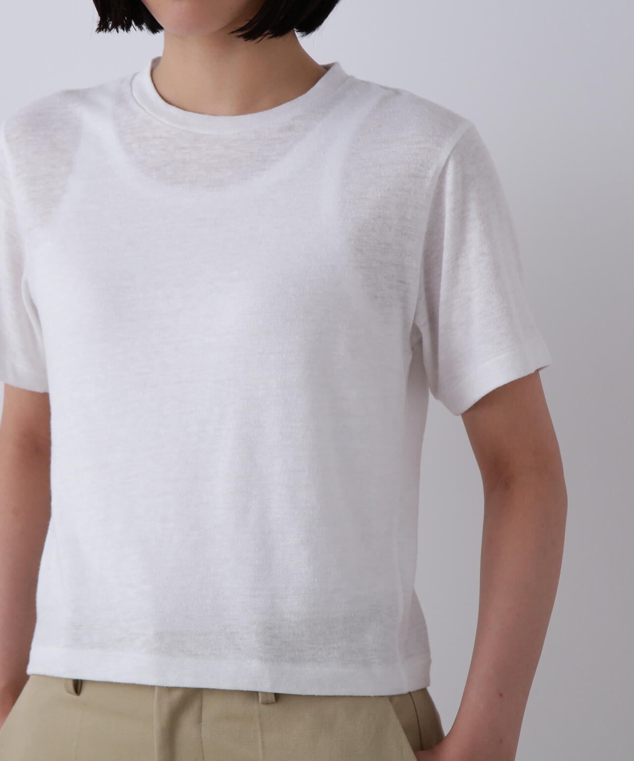 YLEVE / TETRON COTTON SLUB YARN JERSEY T-SHIRT