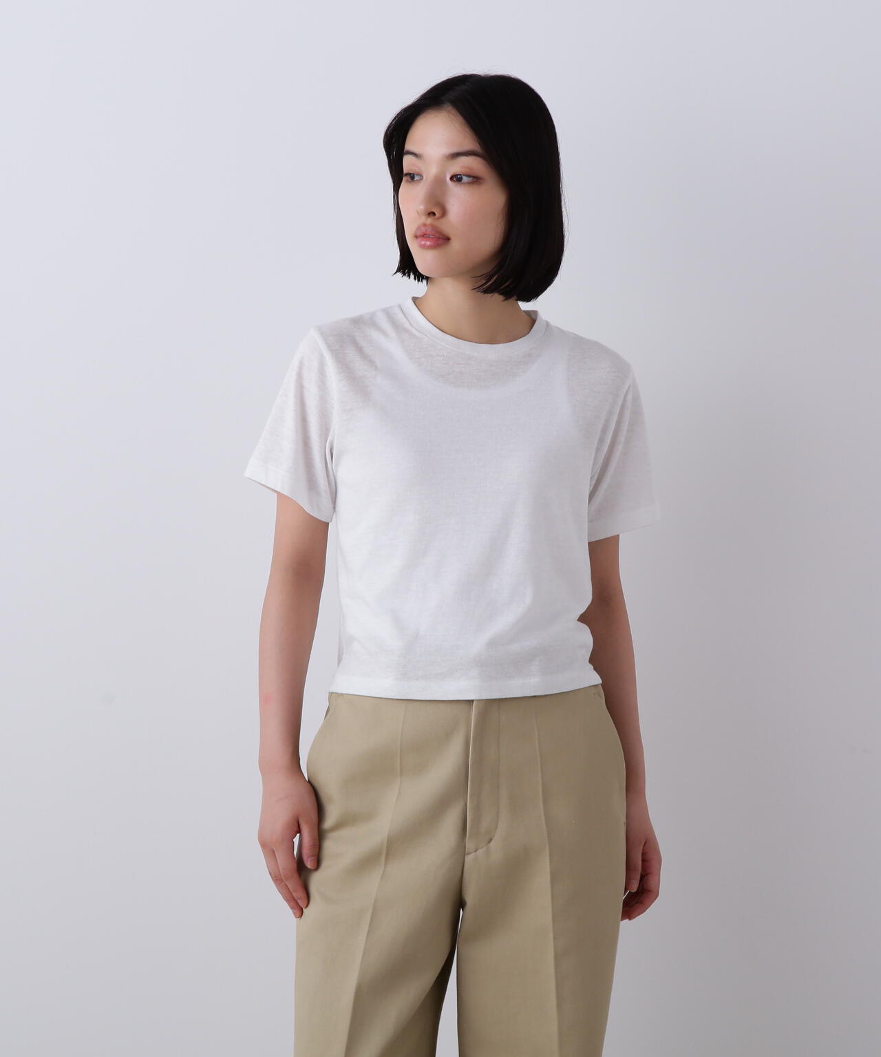 YLEVE / TETRON COTTON SLUB YARN JERSEY T-SHIRT | YLÈVE（イレーヴ