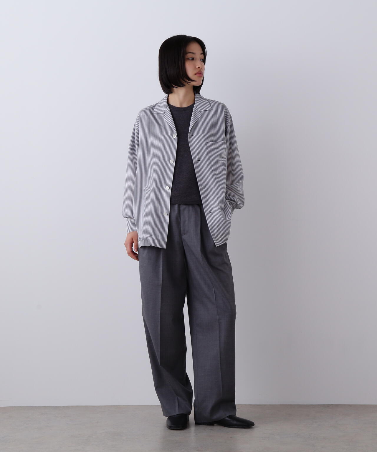 YLEVE / TETRON COTTON SLUB YARN JERSEY T-SHIRT