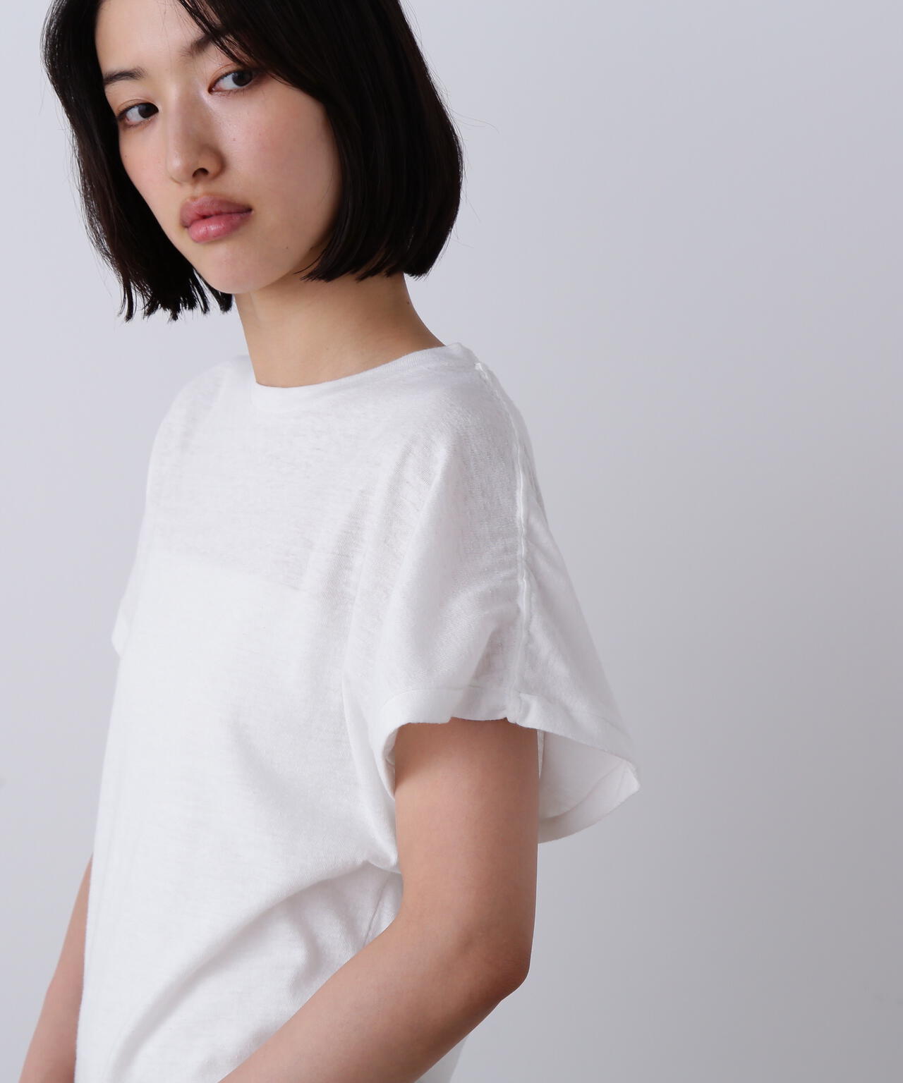 YLEVE / TETRON COTTON SLUB YARN JERSEY SLEEVELESS PULLOVER | YLÈVE