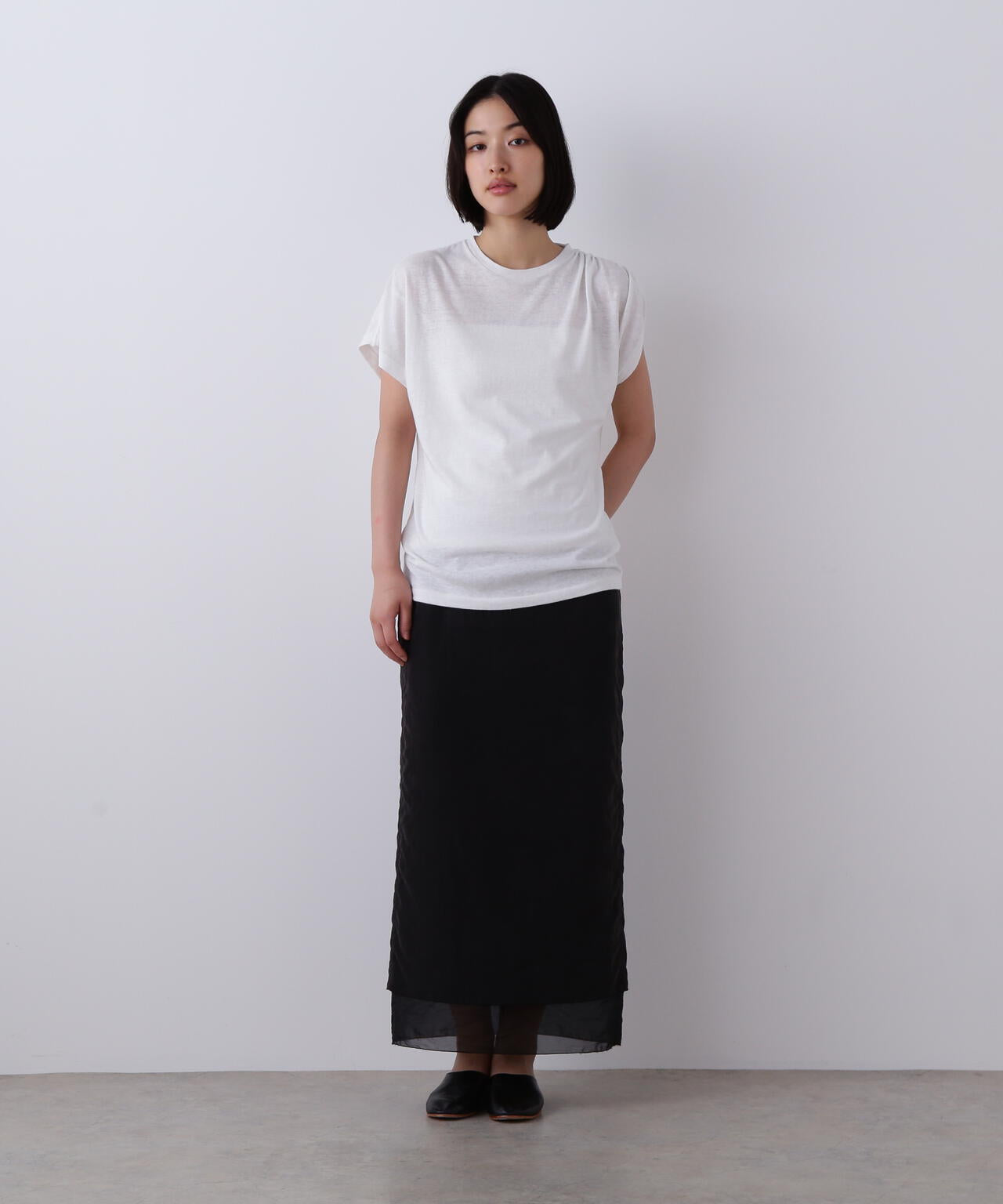 YLEVE / TETRON COTTON SLUB YARN JERSEY SLEEVELESS PULLOVER | YLÈVE