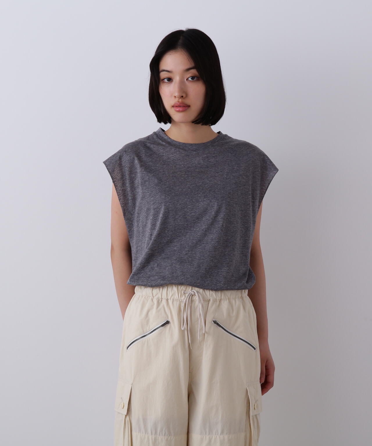 イレーヴ YLEVE COTTON ノースリーブプルオーバー イレーヴ YLEVE COTTON ノースリーブプルオーバー 【公式通販】