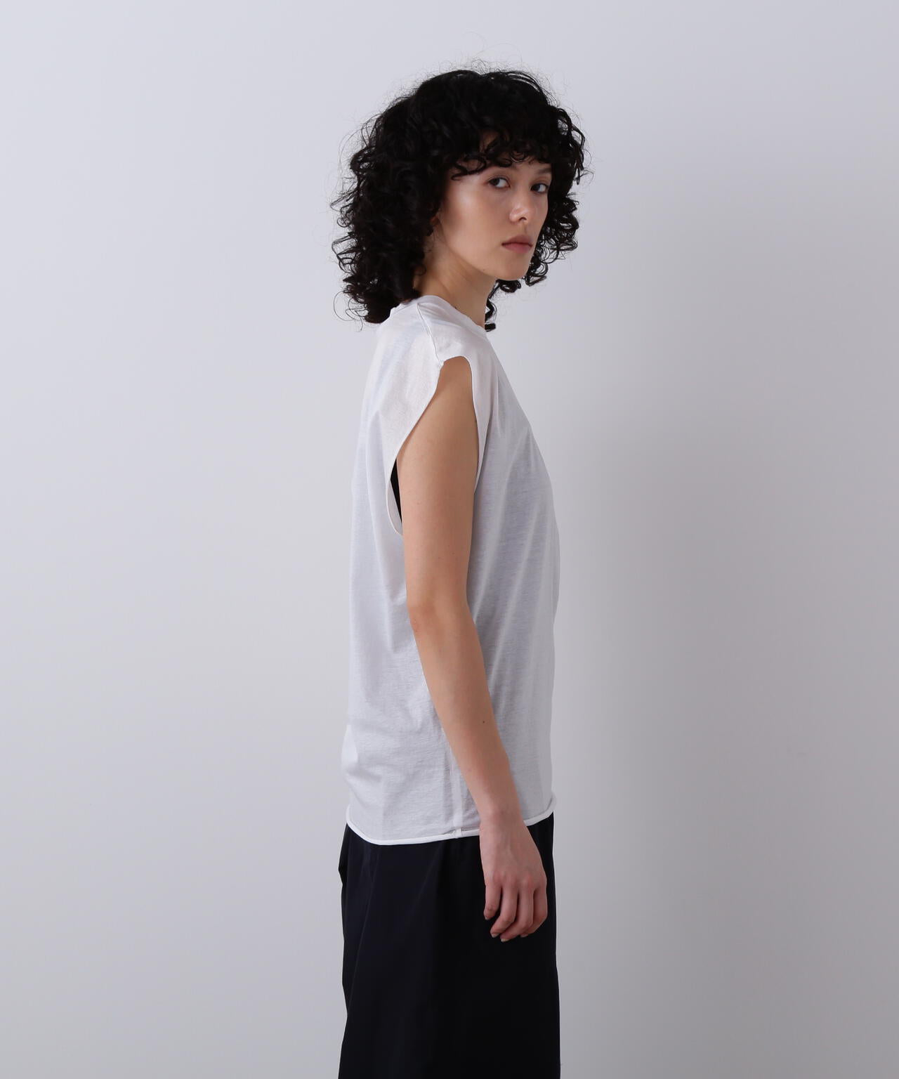 YLEVE / COTTON SHEER JERSEY SLEEVELESS | YLÈVE(イレーヴ YLEVE / COTTON SHEER JERSEY SLEEVELESS | YLÈVE(イレーヴ
