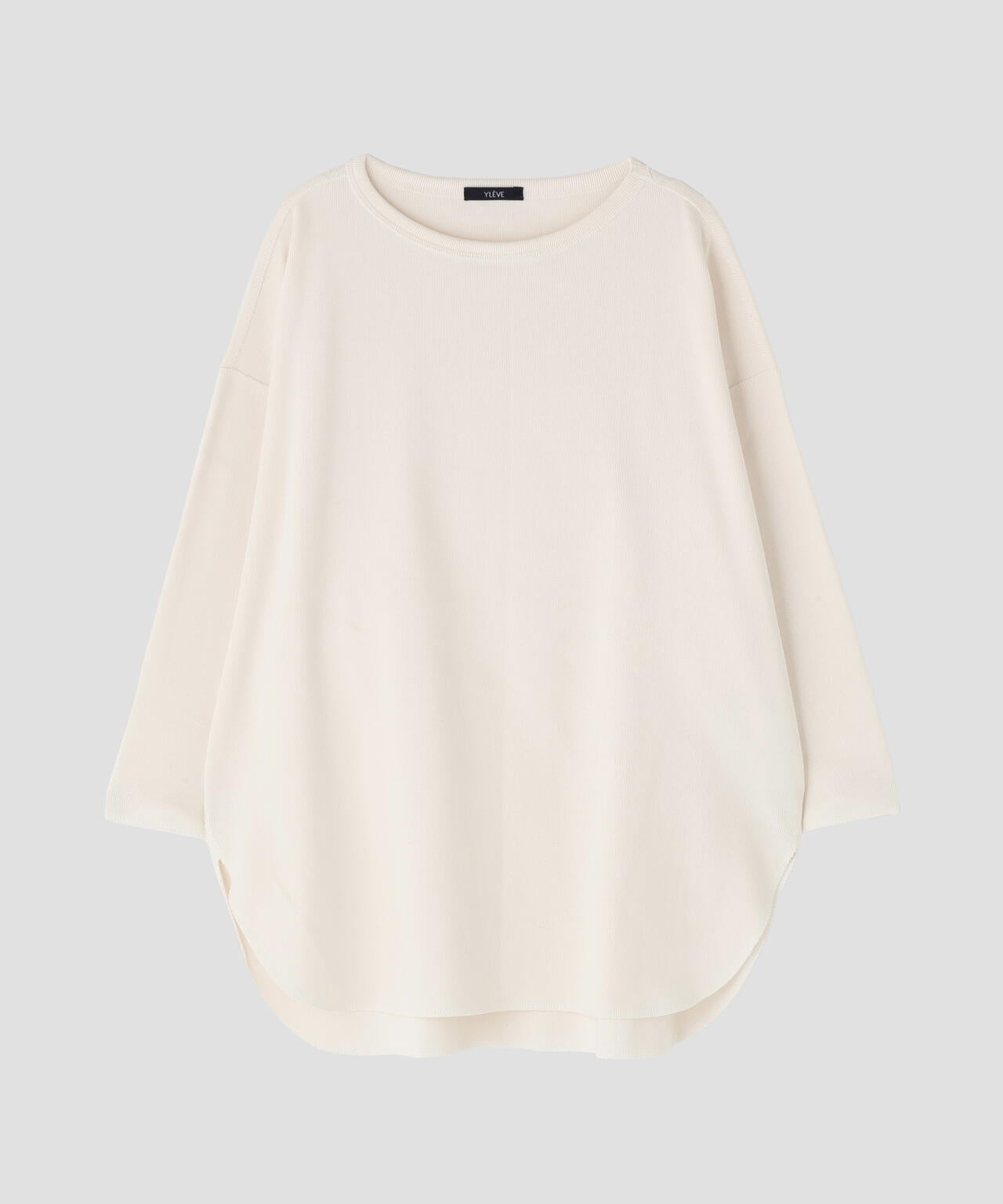 YLEVE CTN RIB PULLOVER カットソー  ivory YLEVE / COTTON RIB PULLOVER BIG | YLÈVE（イレーヴ） ｜【公式】通販