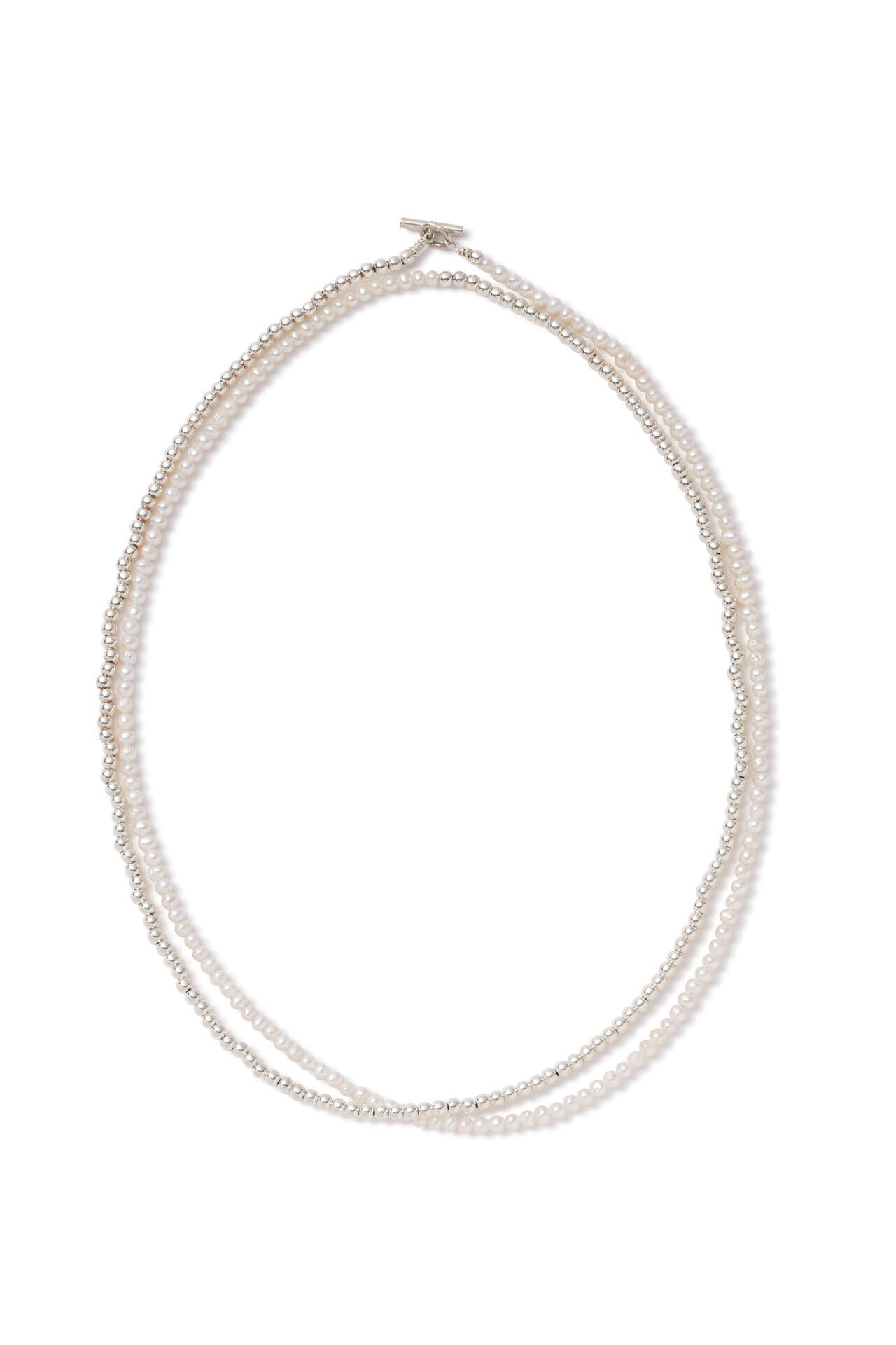 YLEVE / PEARL×SILVER LONG NECKLACE 90cm | YLÈVE（イレーヴ