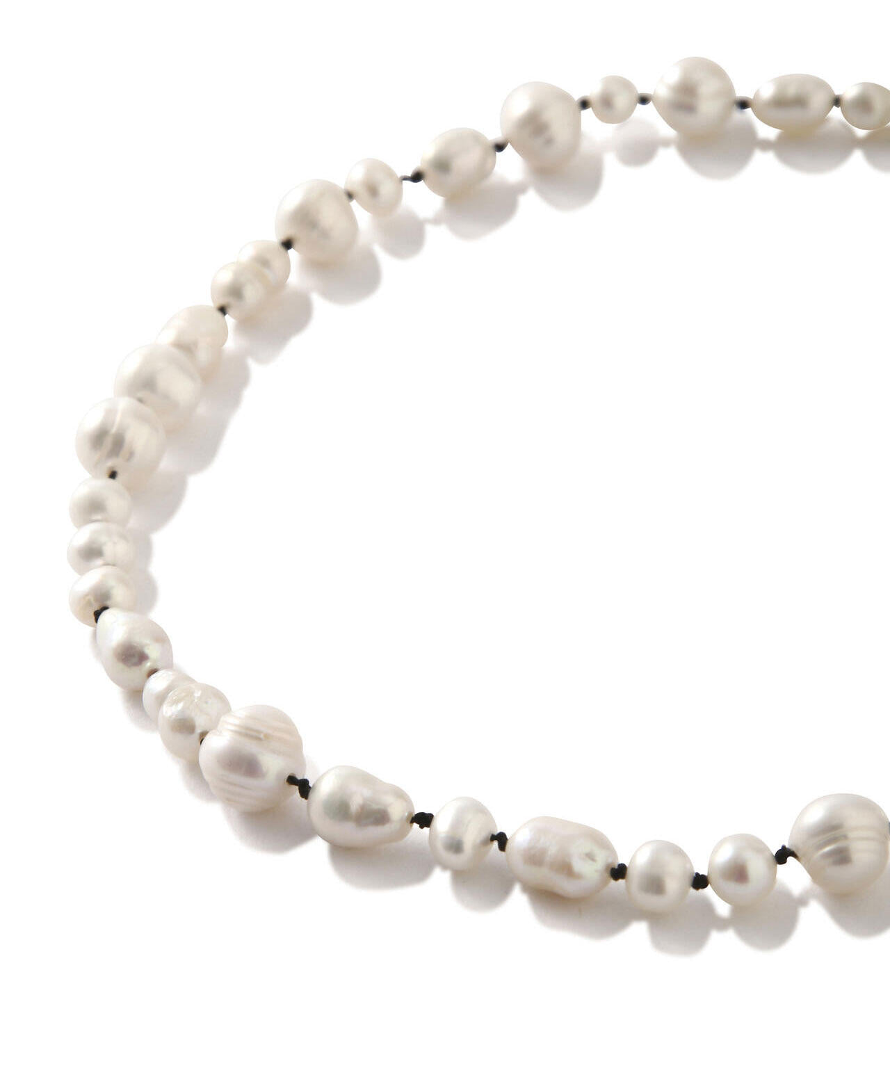 YLEVE / MIX PEARL NECKLACE KNOT 37cm | YLÈVE（イレーヴ） ｜【公式