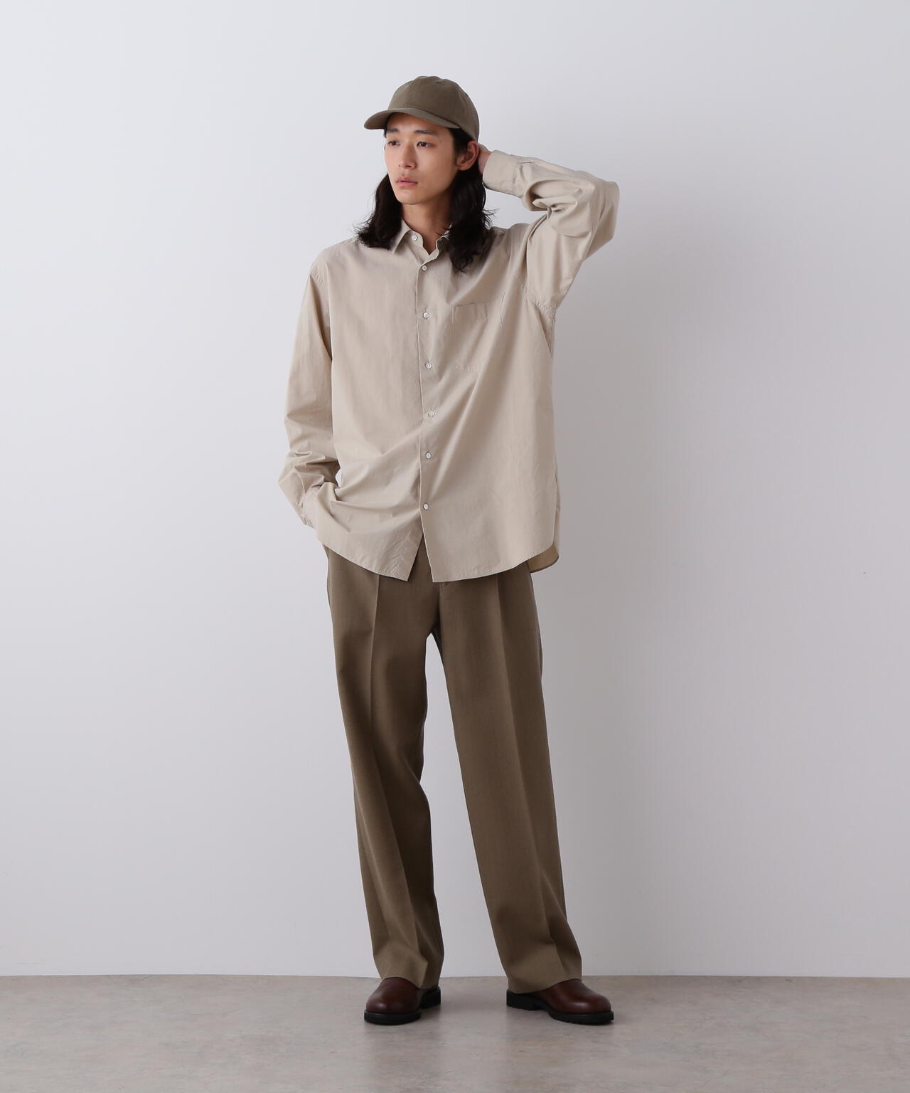 YLEVE / KIJIMA TAKAYUKI VINTAGE PIGMENTDYE WOOL CAP | YLÈVE
