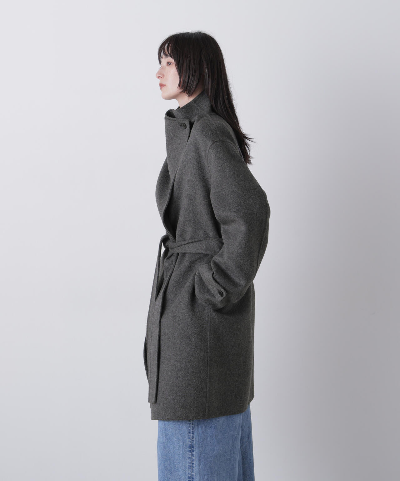 YLEVE / SUPER100's WOOL DOUBLE CLOTH COAT | YLÈVE（イレーヴ
