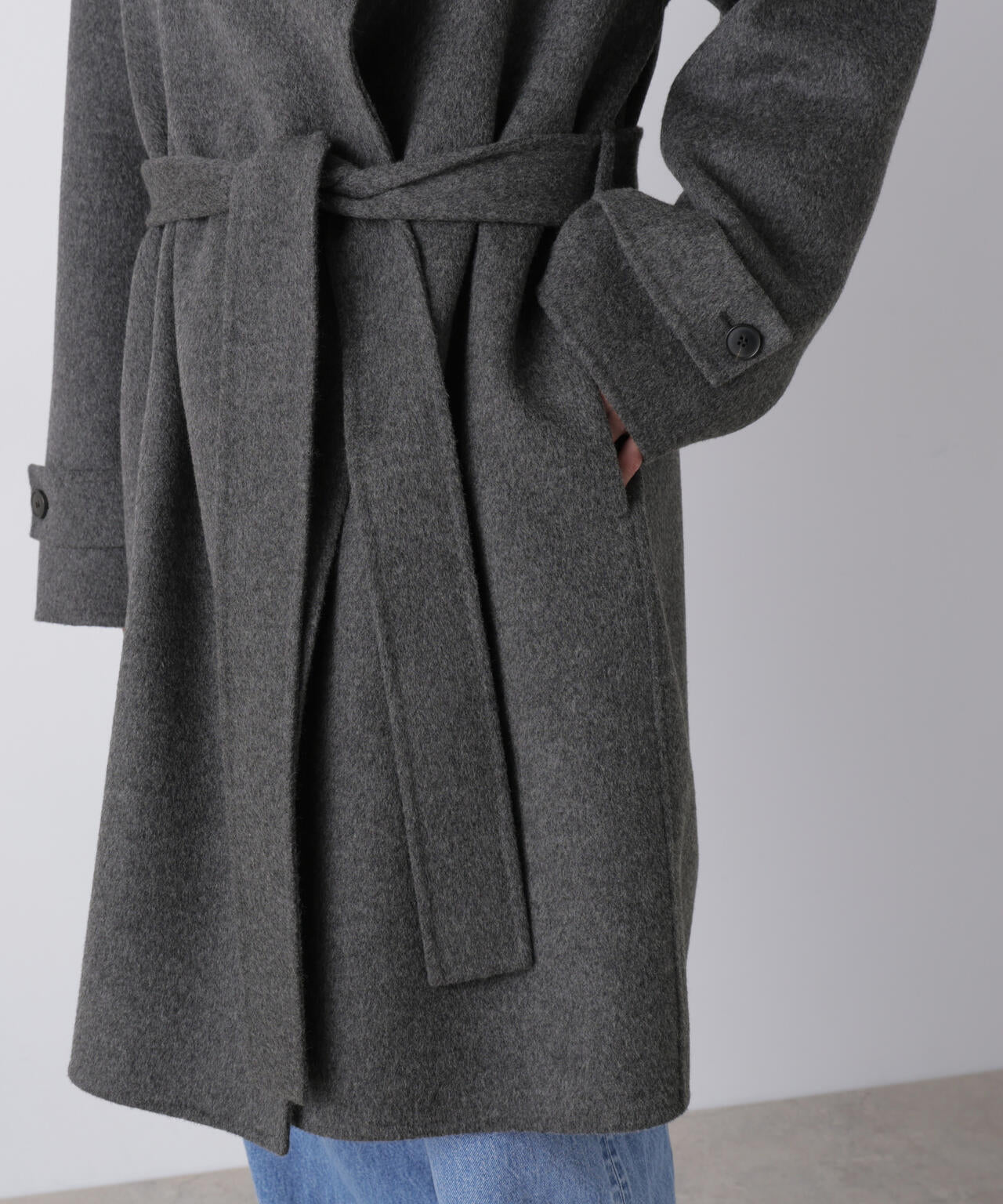 YLEVE / SUPER100's WOOL DOUBLE CLOTH COAT | YLÈVE（イレーヴ
