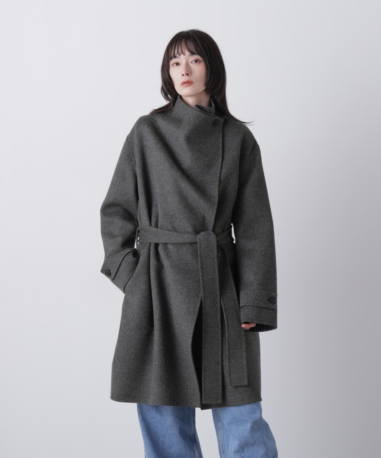 YLEVE / SUPER100's WOOL DOUBLE CLOTH COAT | YLÈVE（イレーヴ