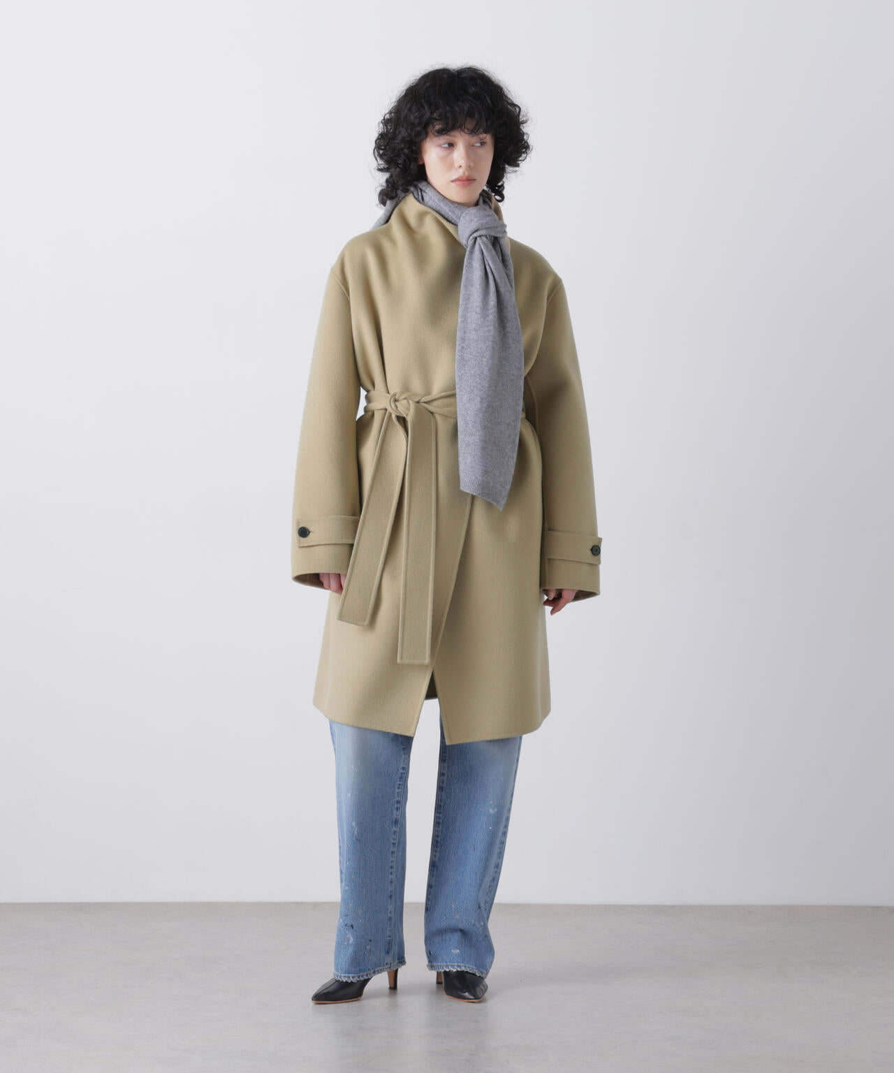 YLEVE / SUPER100's WOOL DOUBLE CLOTH COAT | YLÈVE（イレーヴ