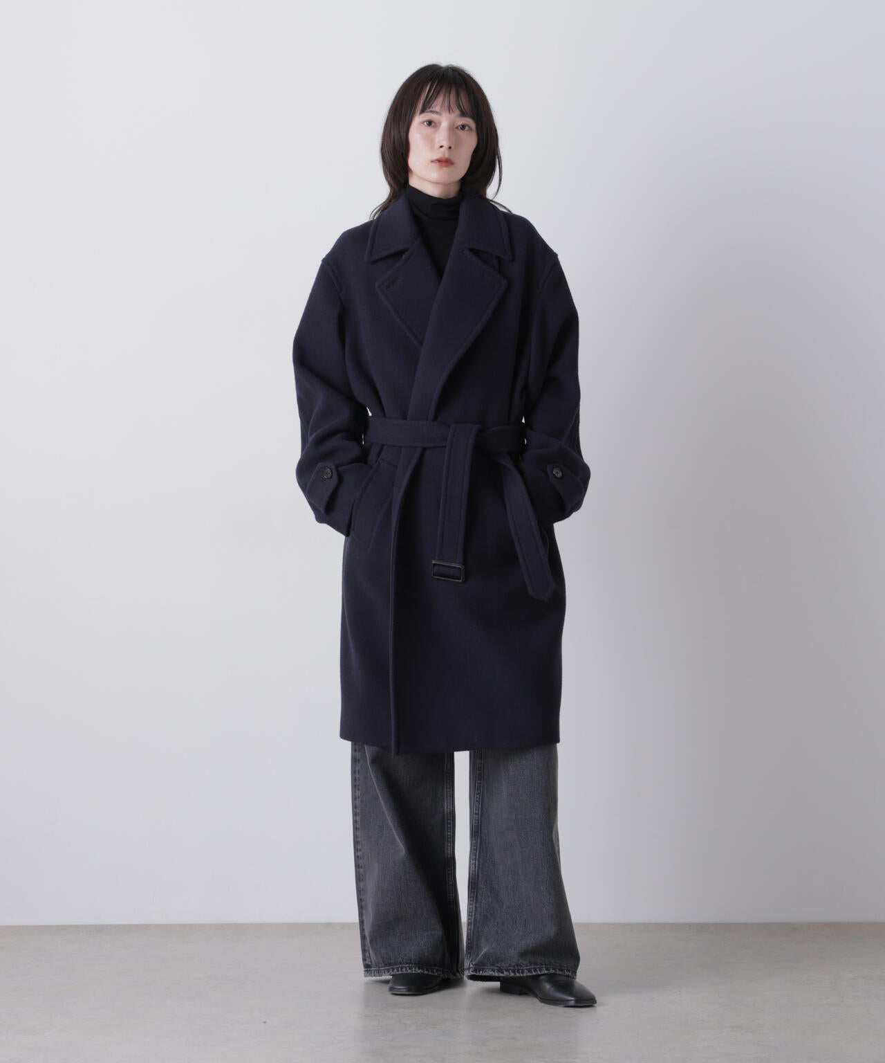YLEVE ロングコート YLEVE / BLANKET-BRUSHED WOOL LONG COAT | YLÈVE（イレーヴ