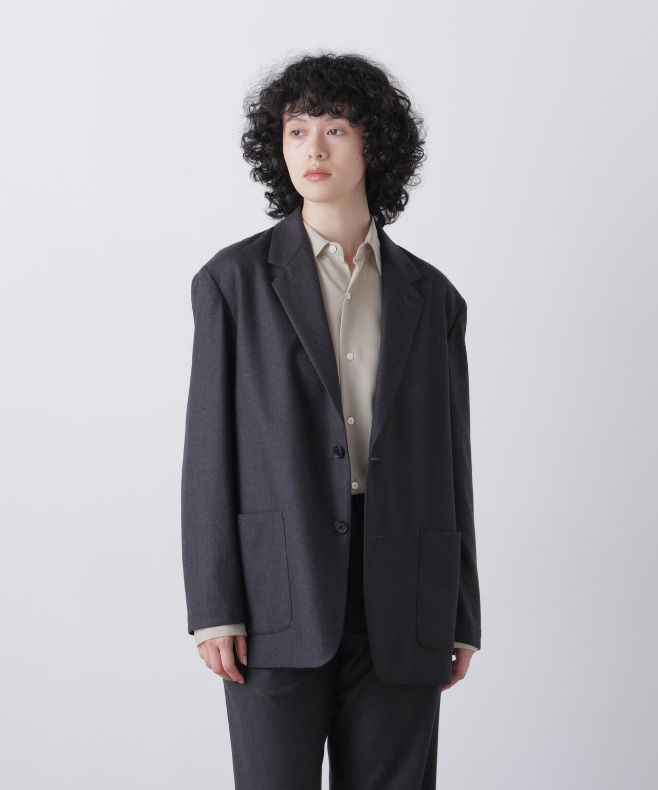 YLEVE / NON MULESING WOOL LIGHT FLANNEL JACKET | YLÈVE（イレーヴ