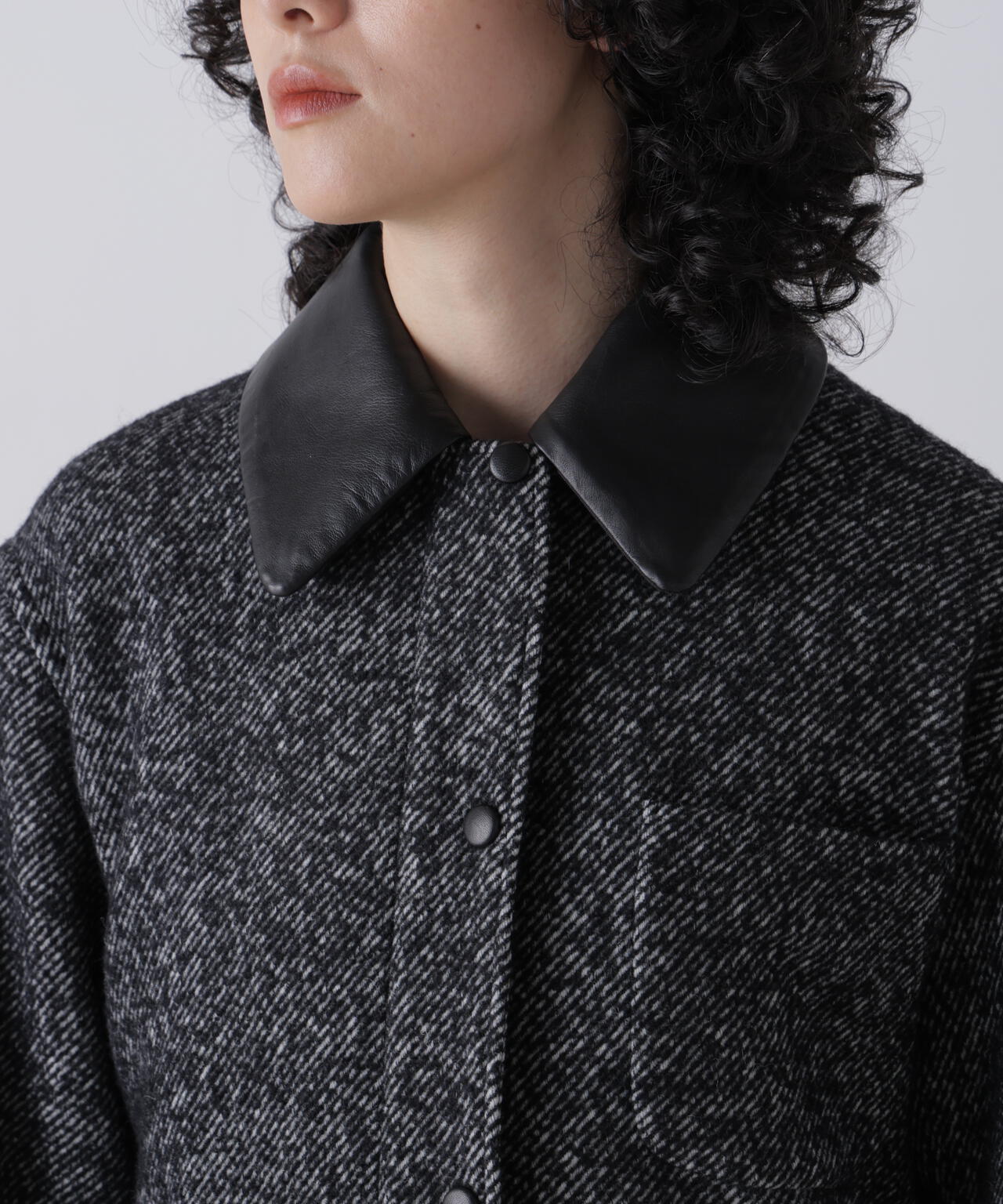 YLEVE / NEPPED TWEED COVERALL JACKET | YLÈVE（イレーヴ） ｜【公式
