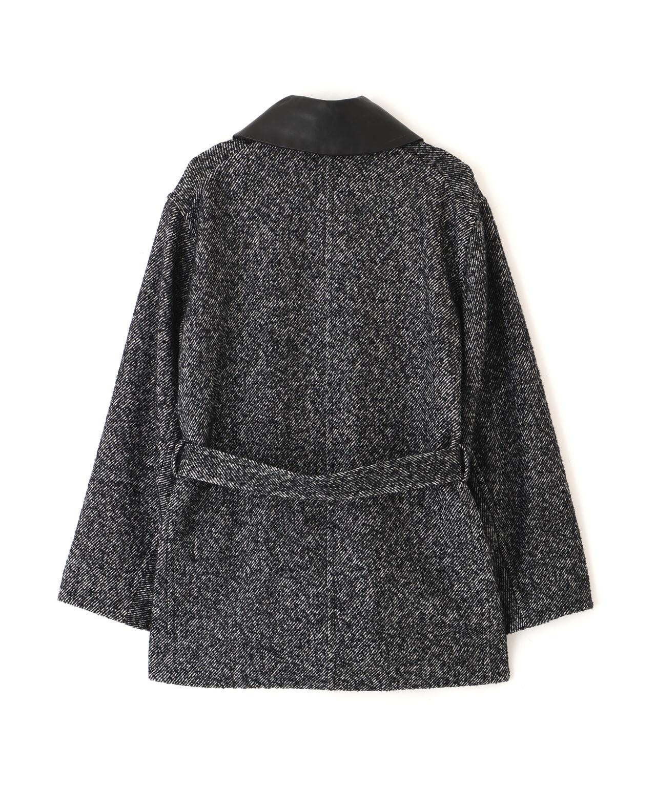 美品▲定価6.4万円▲yleveイレーヴ //ツイードジャケット 黒 YLEVE / NEPPED TWEED COVERALL JACKET | YLÈVE（イレーヴ） ｜【公式