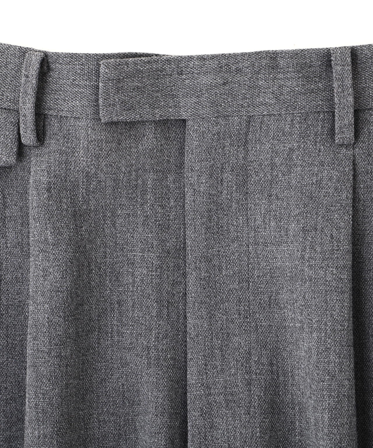 YLEVE / ROUGH WOOL TROUSERS