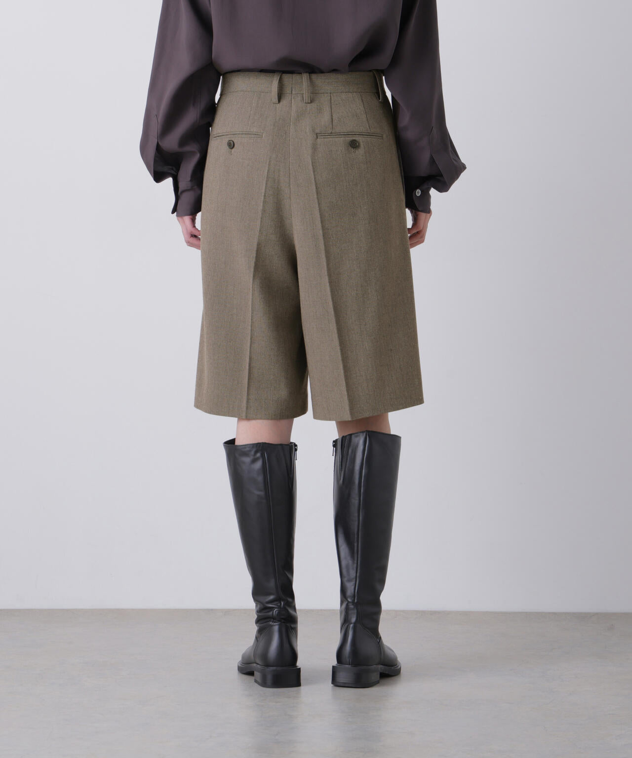 YLEVE / ROUGH WOOL CULOTTE