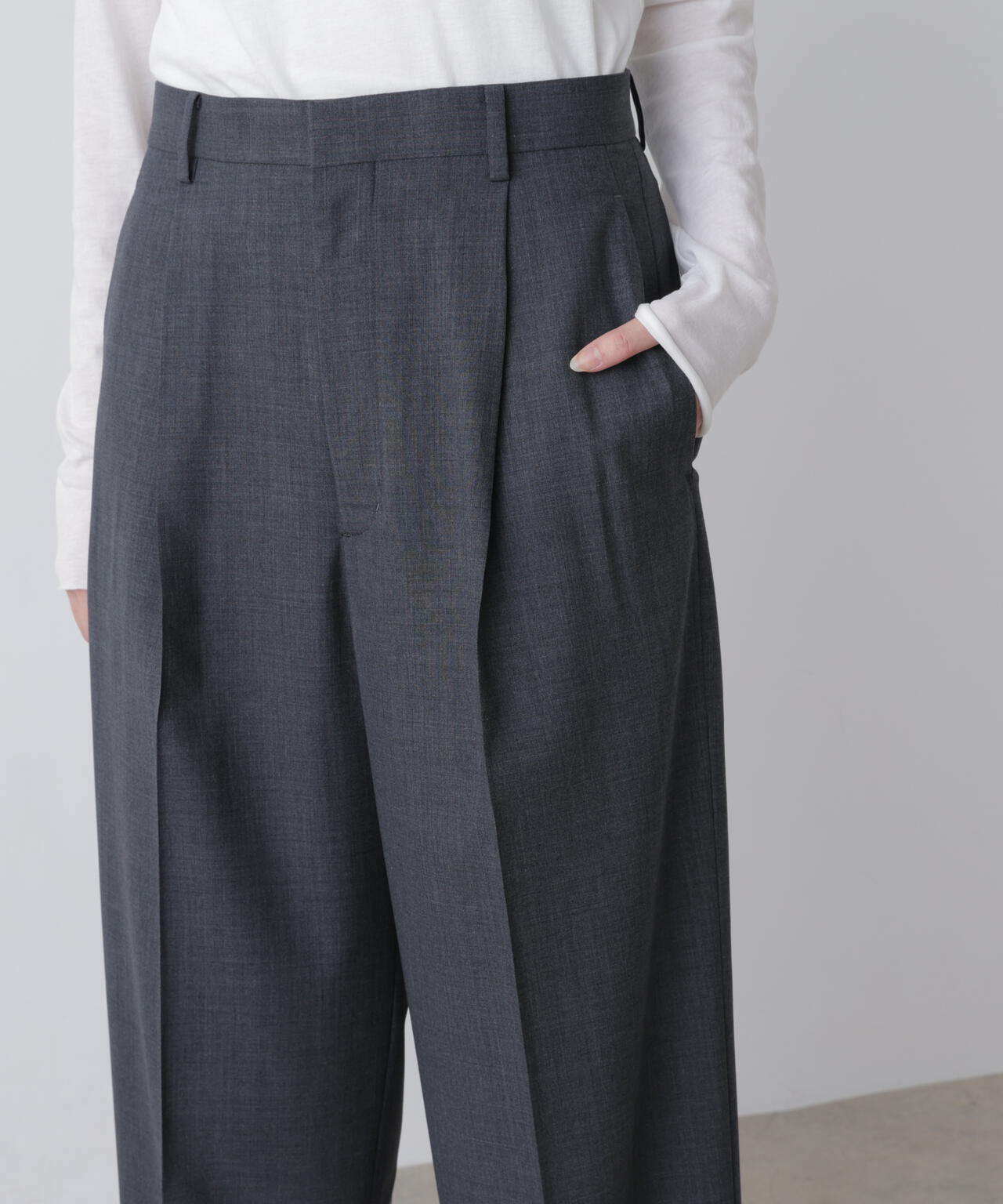 YLEVE / SUPER140's WOOL TROPICAL TROUSERS WOMEN | YLÈVE（イレーヴ
