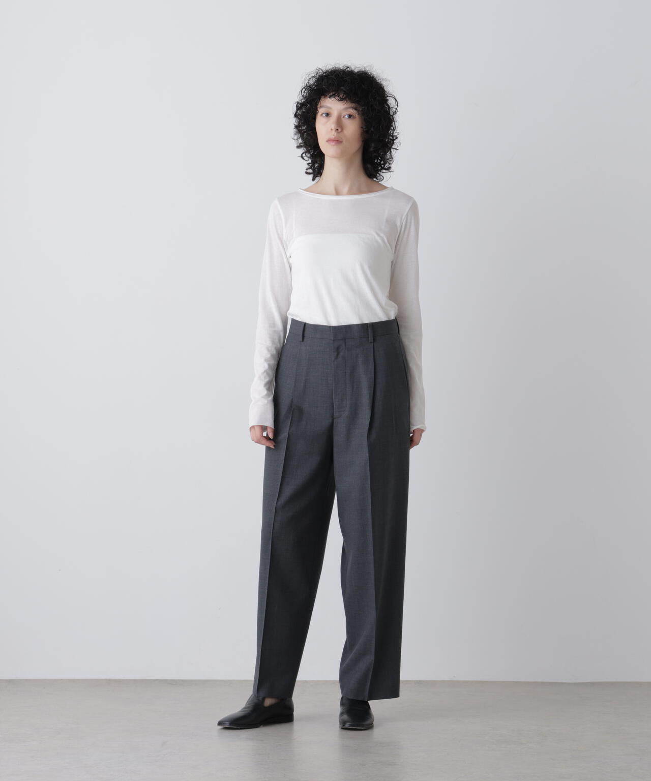 YLEVE / SUPER140's WOOL TROPICAL TROUSERS WOMEN | YLÈVE（イレーヴ