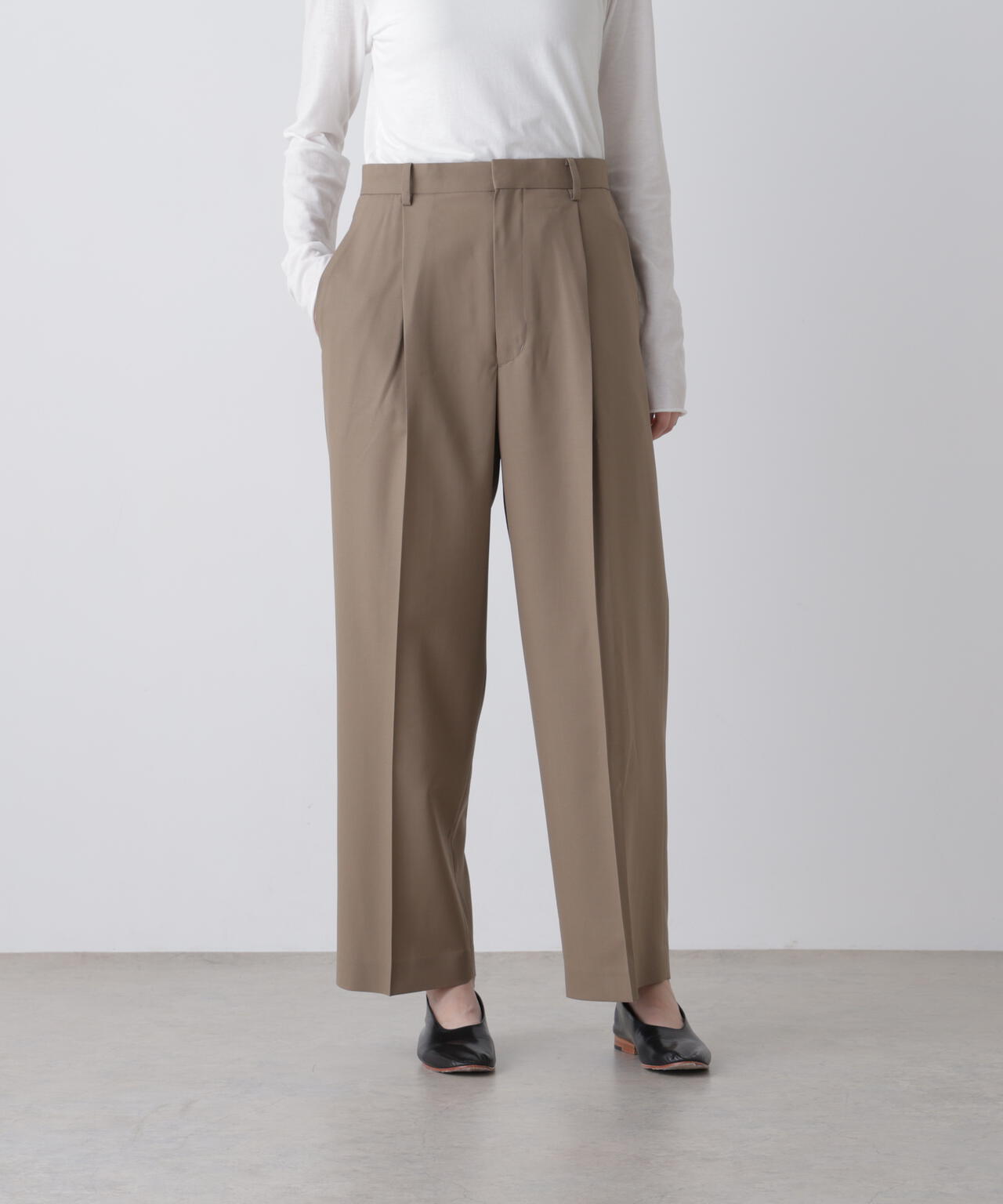 スーツ YLEVE 24aw wool tropiacl trouser YLEVE / SUPER140's WOOL TROPICAL TROUSERS WOMEN | YLÈVE（イレーヴ