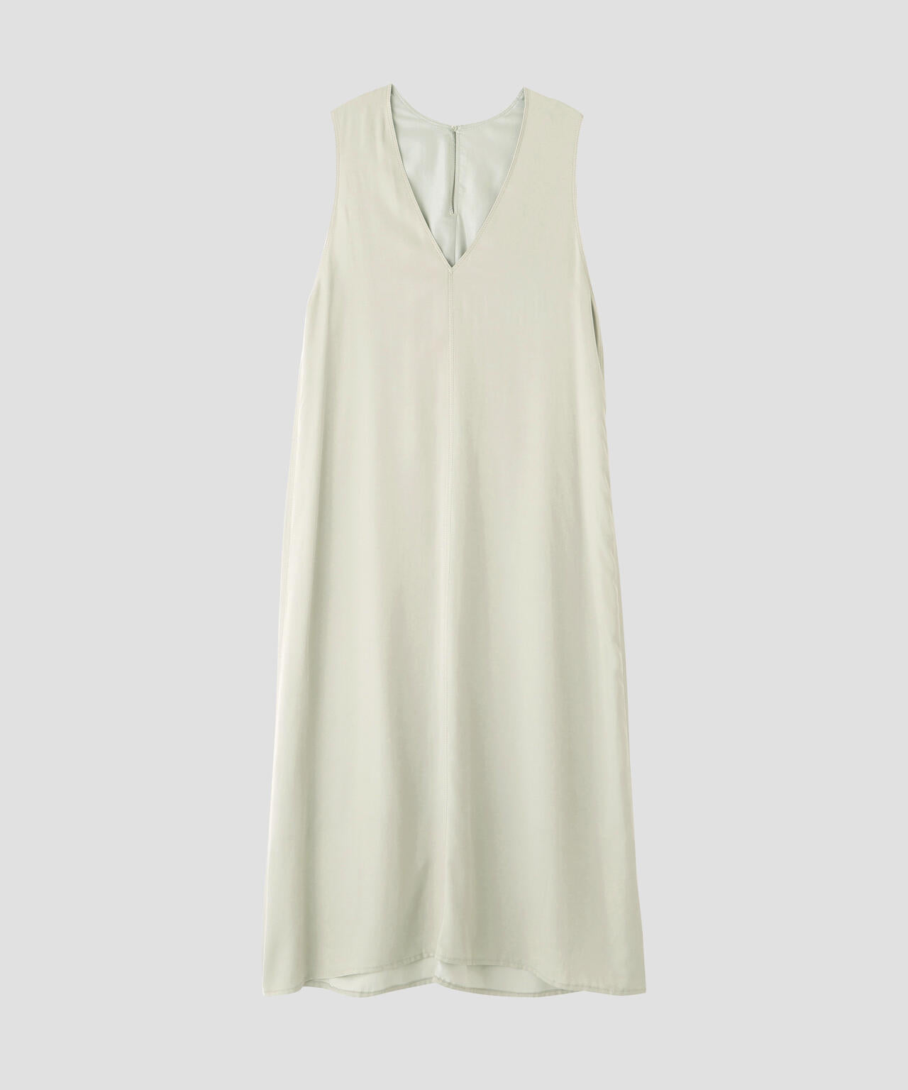 YLEVE / FIBRILLATED SATIN A - LINE DRESS