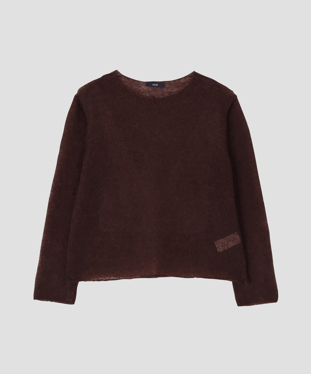 YLEVE / SUPER KID MOHAIR BOAT-NECK KNIT
