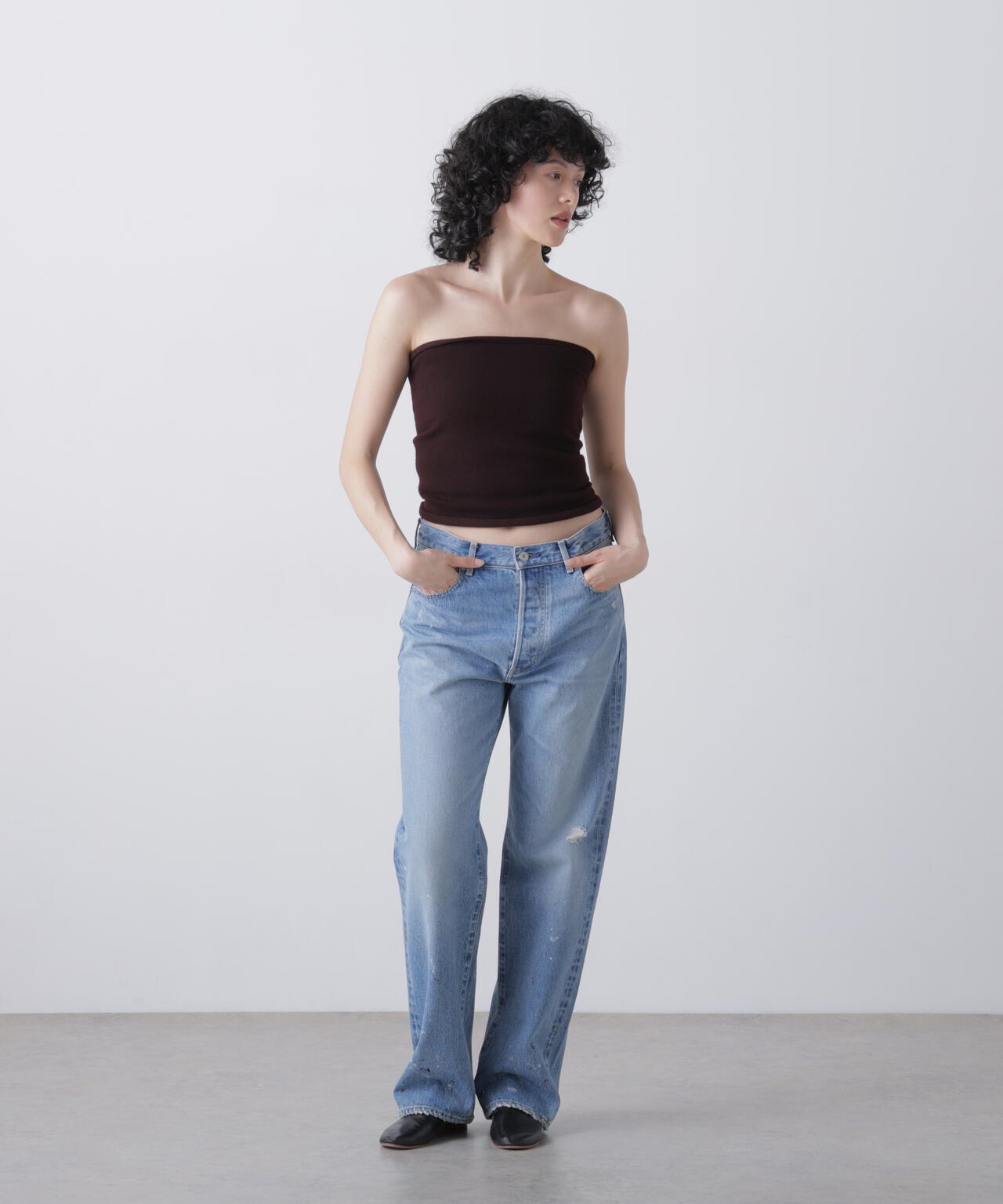 トップス YLEVE CASHMERE KNIT YLEVE / CASHMERE KNIT TUBE TOP | YLÈVE（イレーヴ） ｜【公式】通販