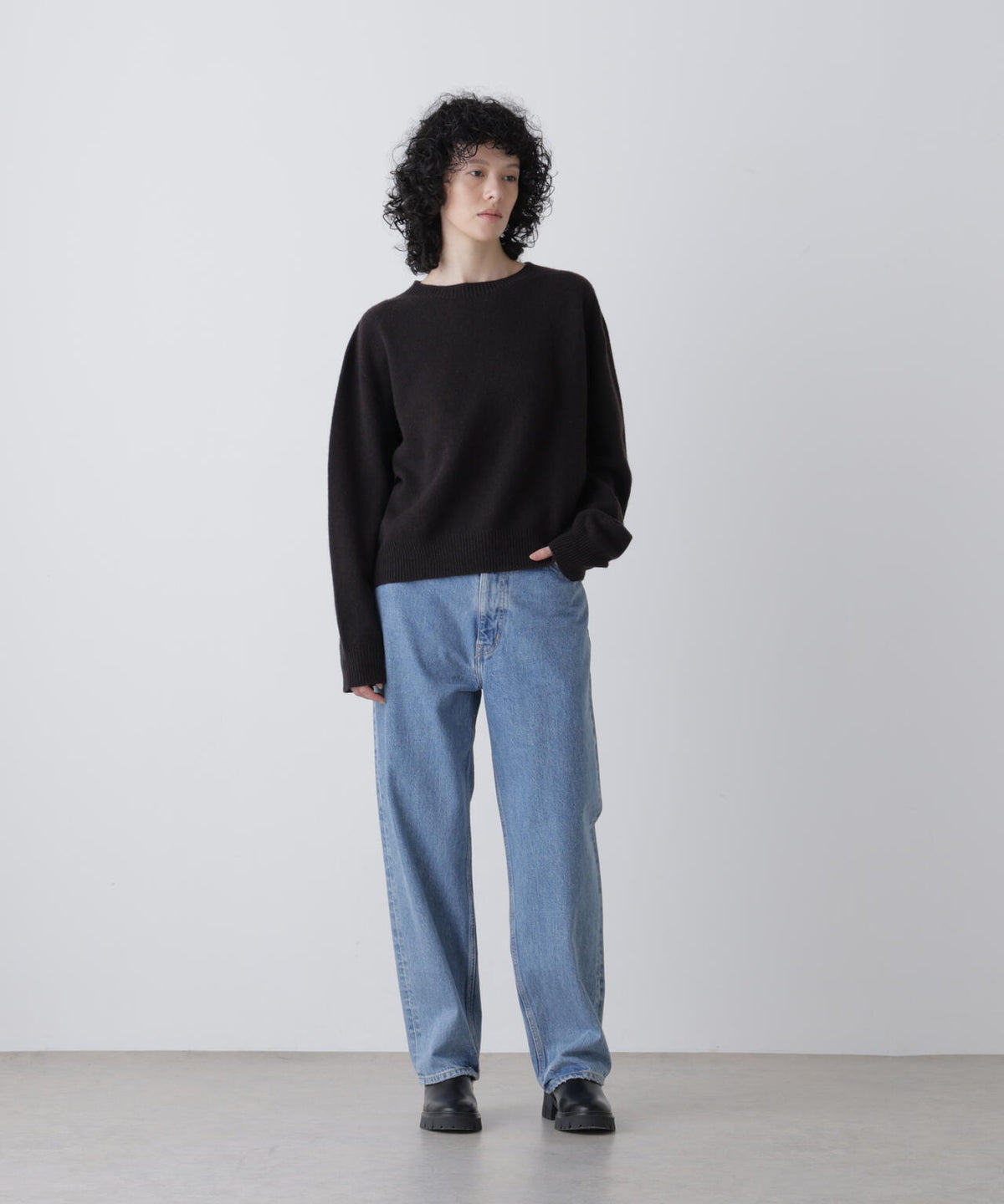Harley × YLÈVE / CREW NECK  KNIT PULLOVER