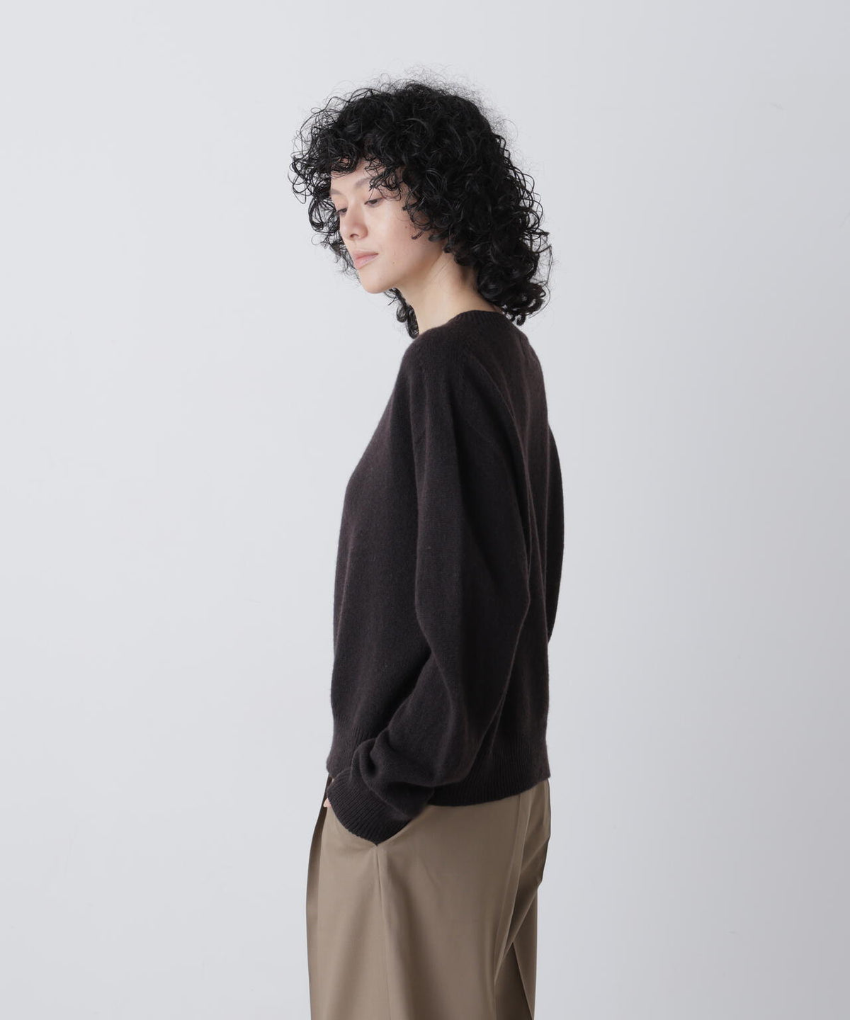 Harley × YLÈVE / CREW NECK  KNIT PULLOVER