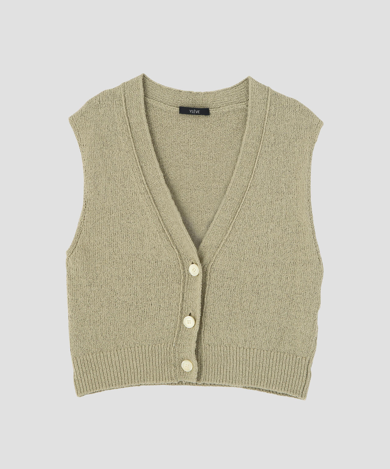 YLEVE / COTTON BOUCLE KNIT VEST | YLÈVE（イレーヴ） ｜【公式】通販