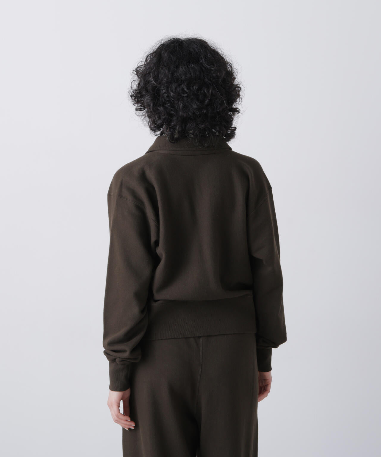 YLEVE / SOFT COTTON HALF ZIP SWEAT SHIRT | YLÈVE（イレーヴ
