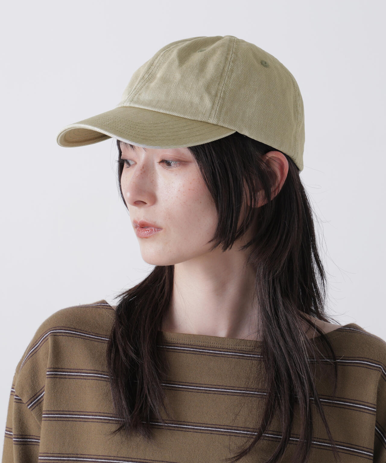 KIJIMA TAKAYUKI×YLÈVE / SUN-FADED COTTON TWILL CAP | YLÈVE