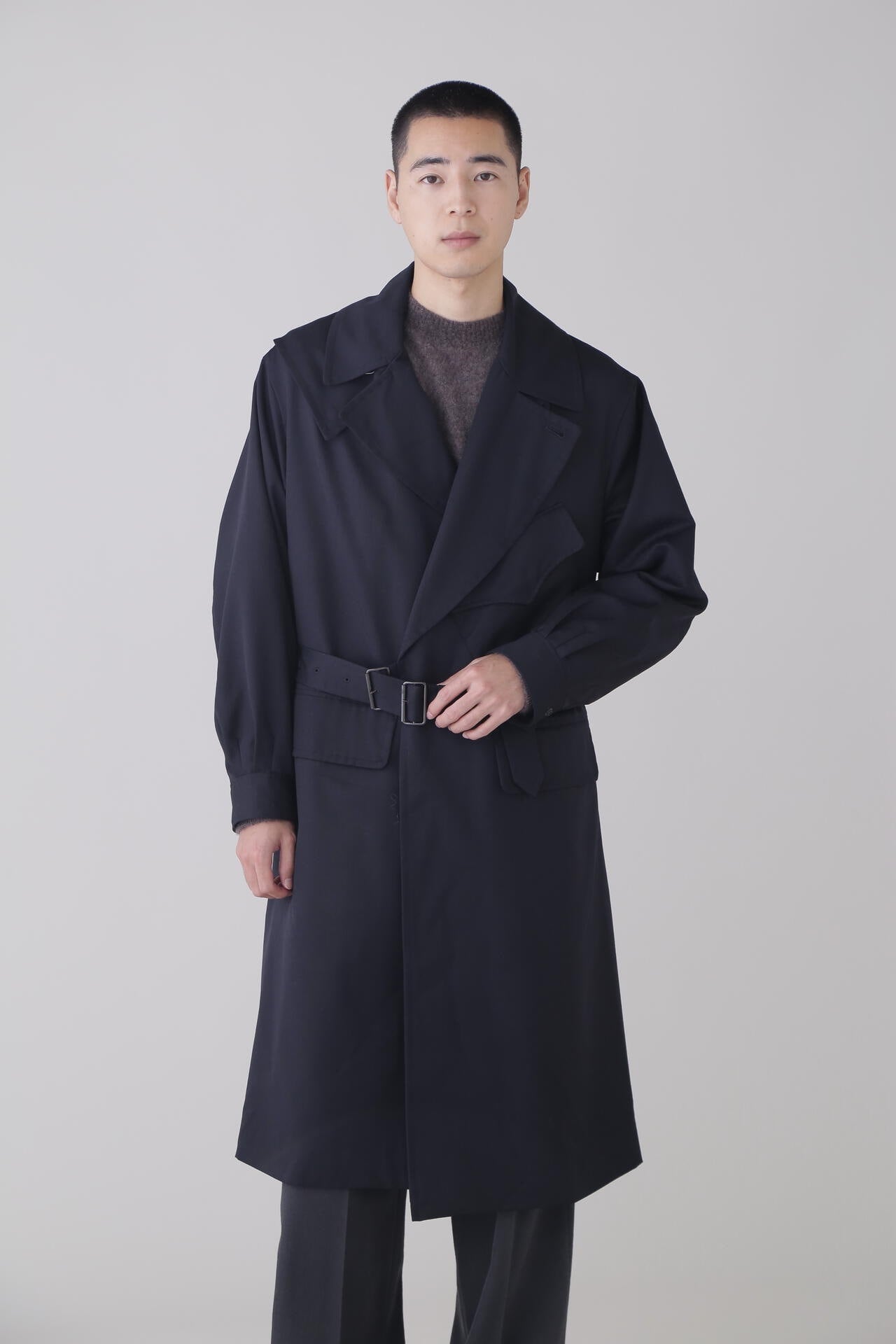 【美品】blurhms Wool Mohair Motorcycle Coat blurhms / WOOL MOHAIR MOTORCYCLE COAT | THE LIBRARY（ザ ライブ